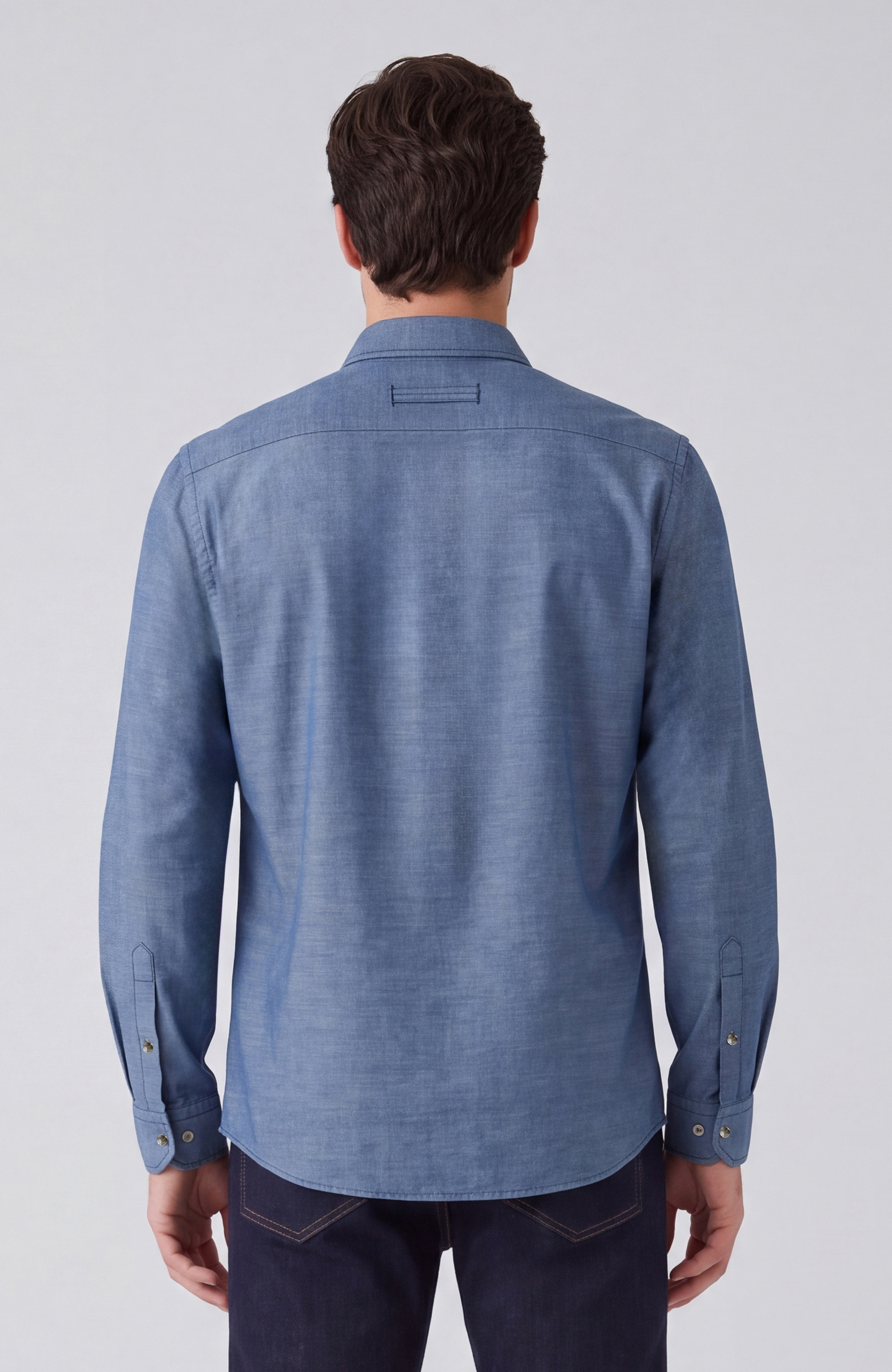 Comfort Fit Mavi Denim Gömlek