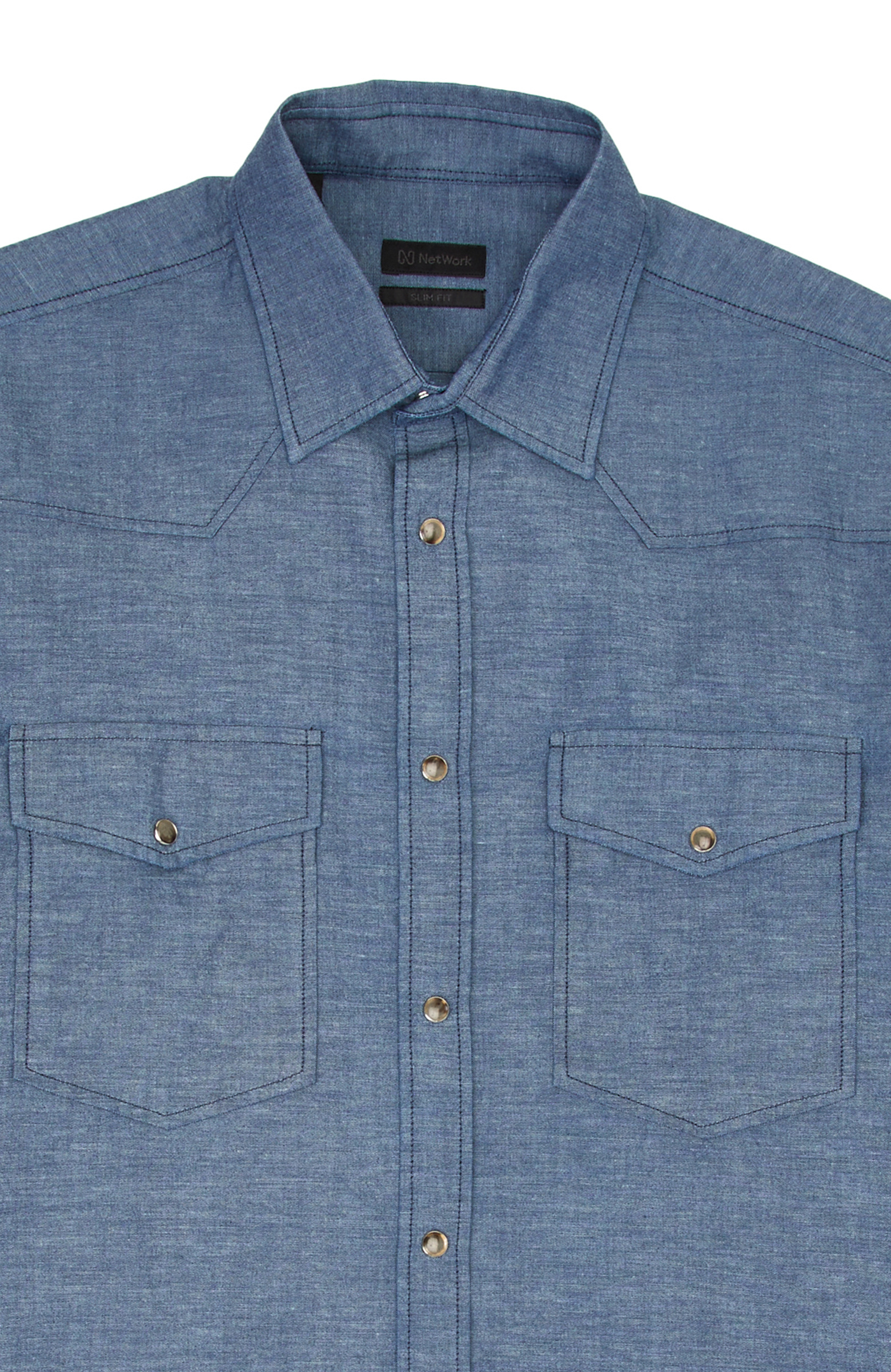 Comfort Fit Mavi Denim Gömlek