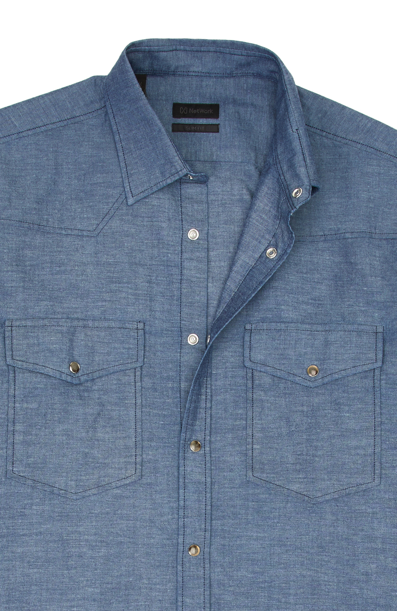 Comfort Fit Mavi Denim Gömlek
