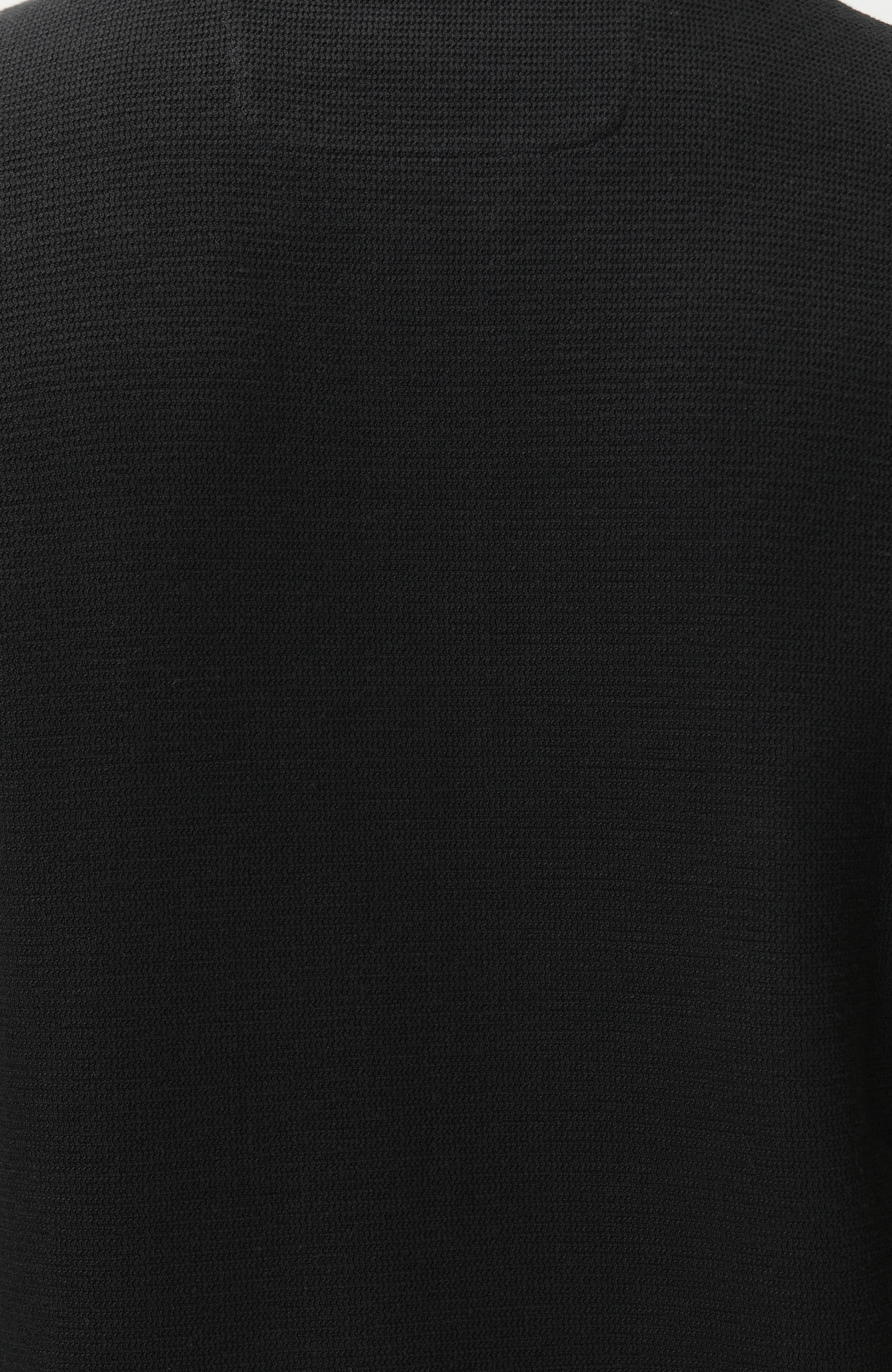 Siyah Polo Yaka Fermuarlı Sweatshirt