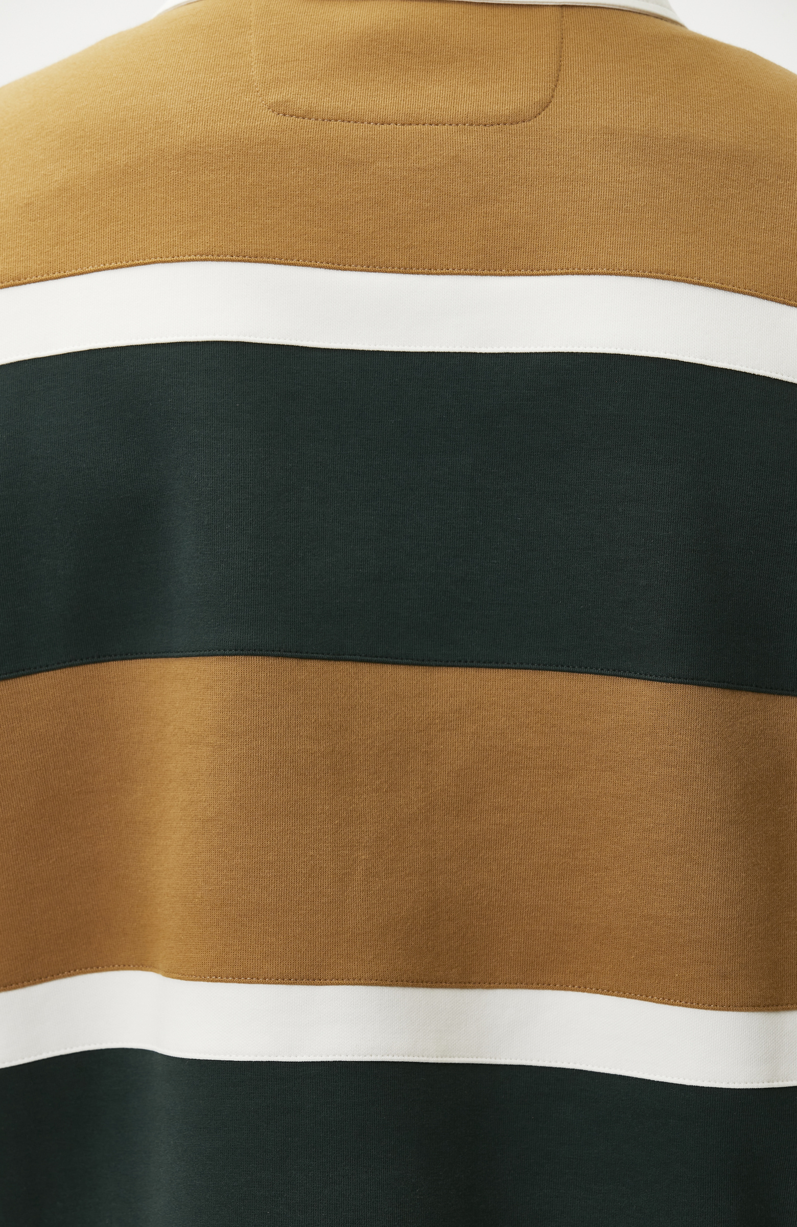 Safran Çizgi Desenli Sweatshirt