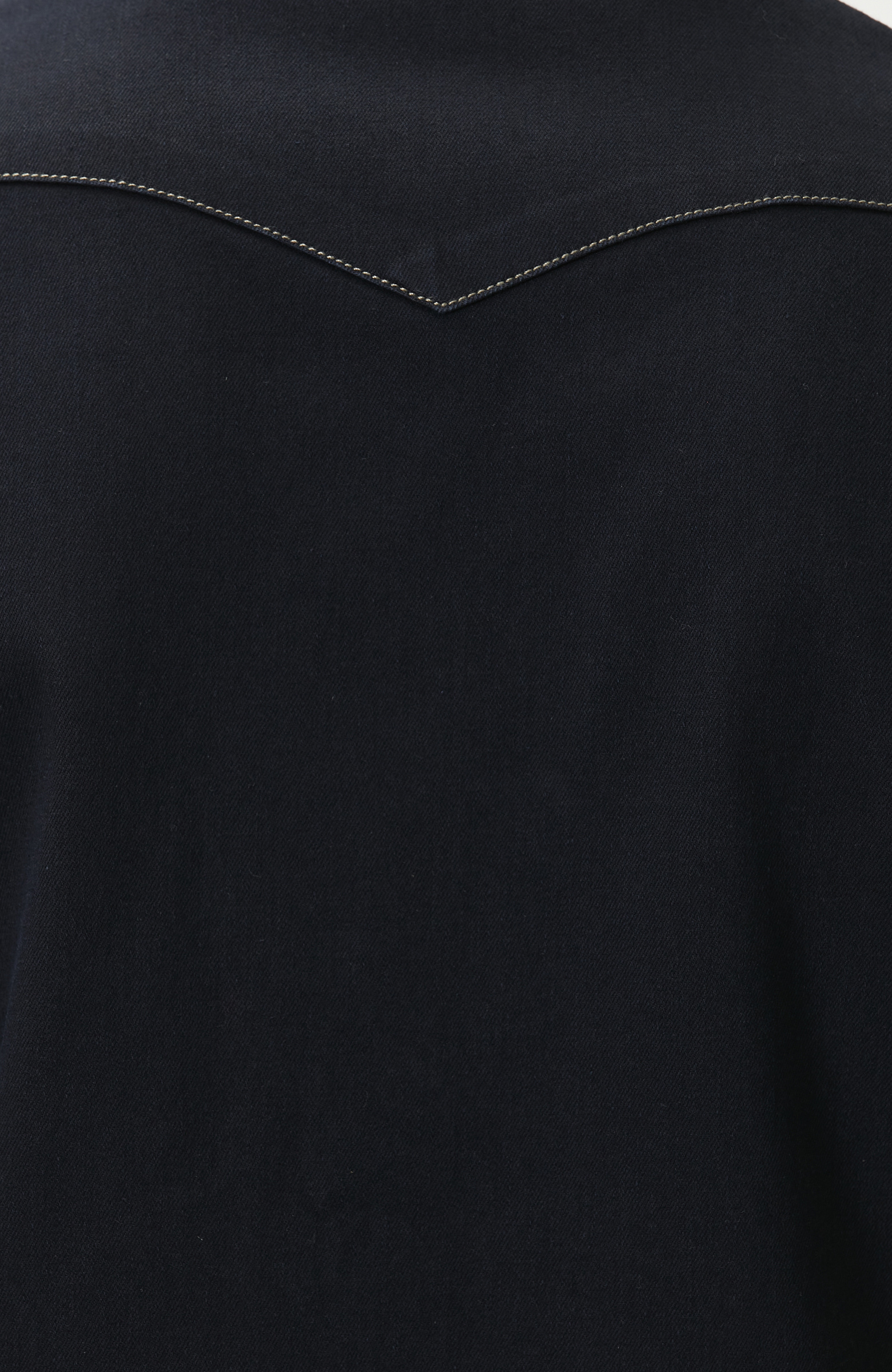 Comfort Fit Navy Blue Denim Shirt