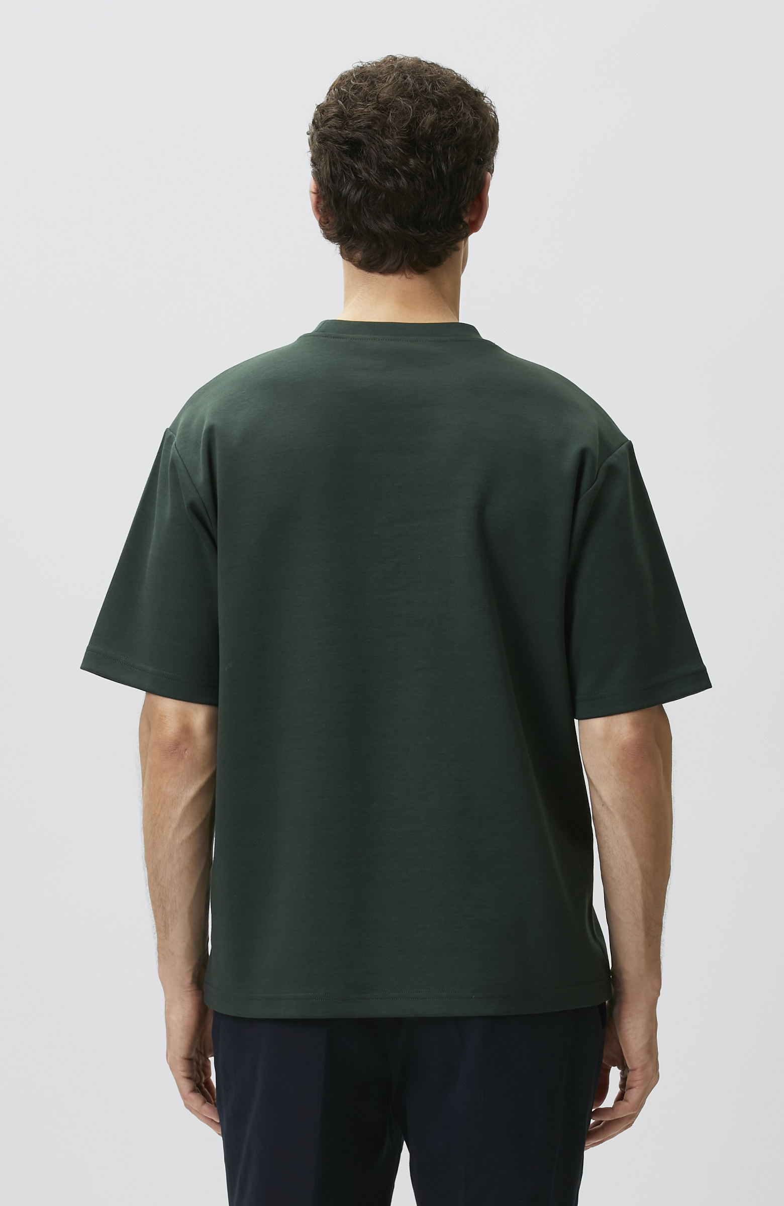 Yeşil Nakış Detaylı T-shirt