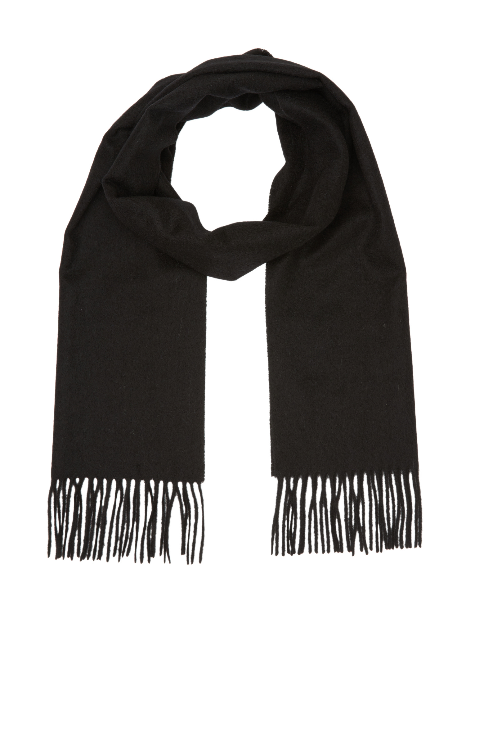 Black Men's Cashmere Scarf