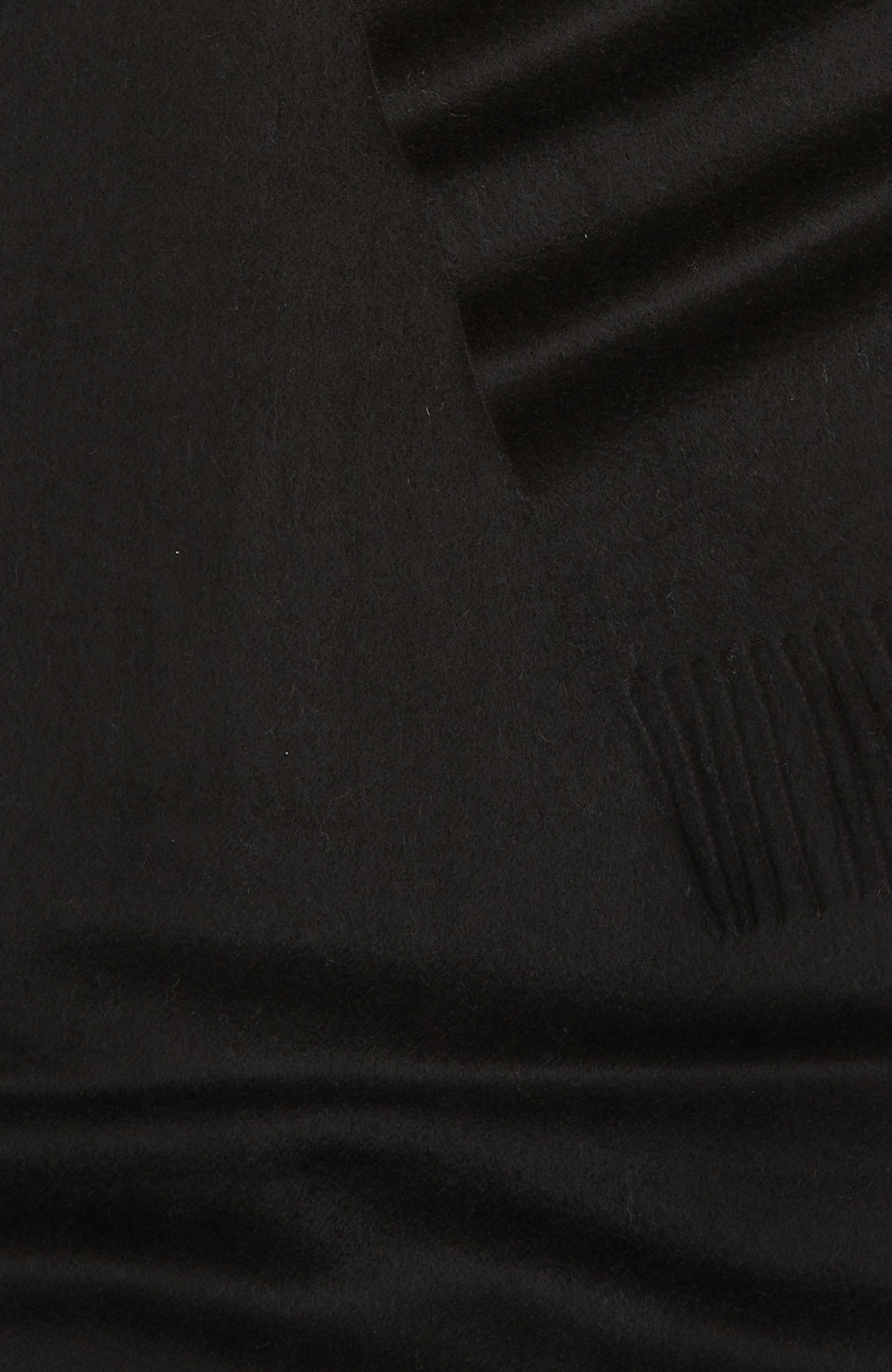 Black Men's Cashmere Scarf
