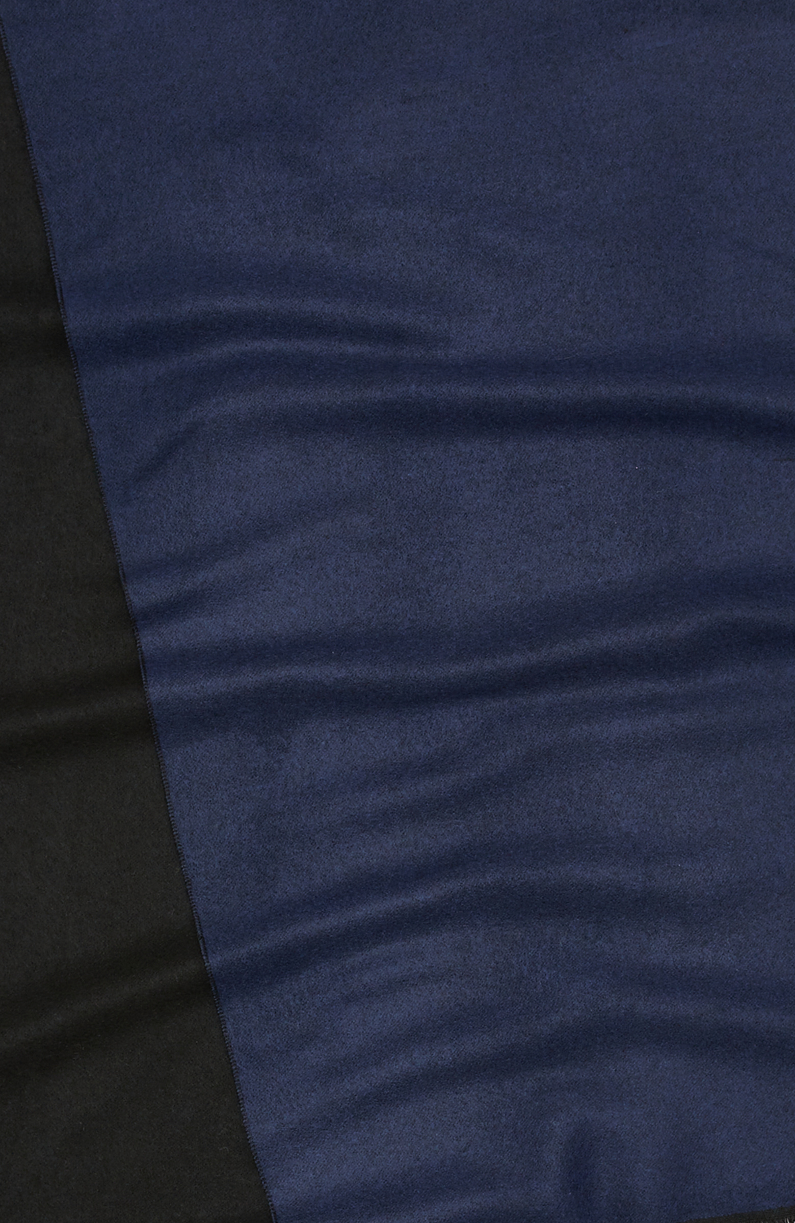 Navy Blue Black Double-Sided Men's Scarf