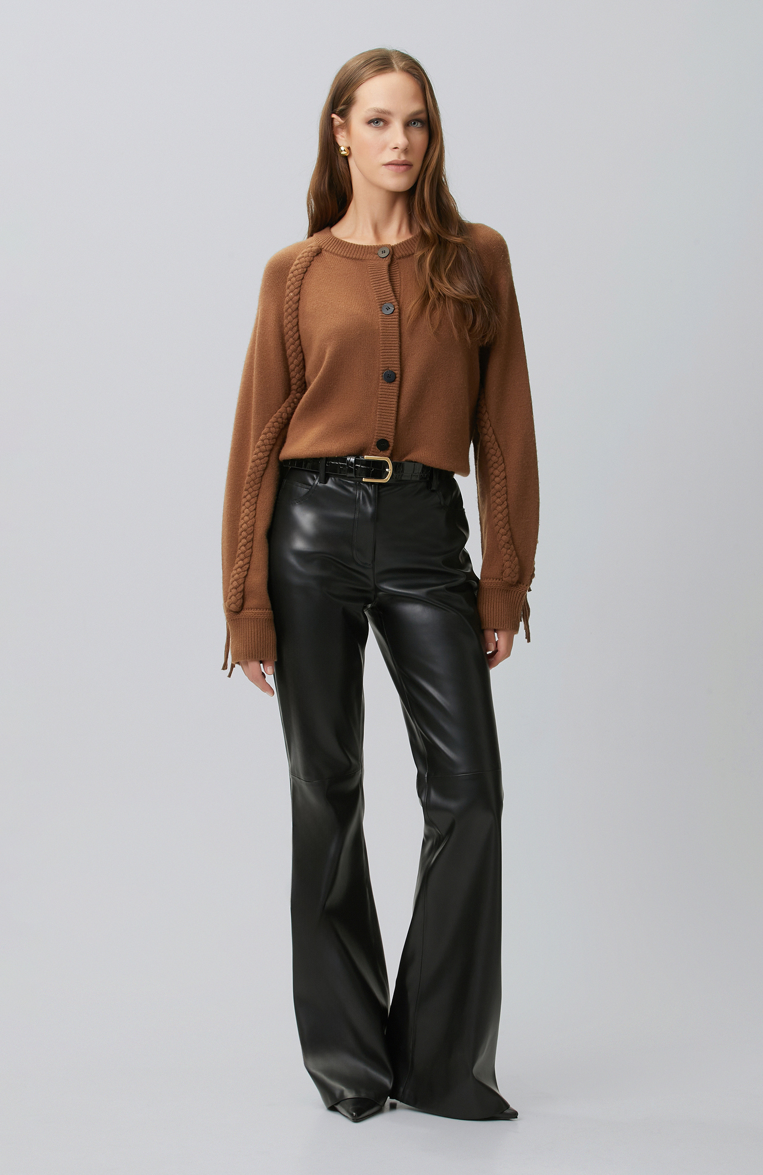 Limited Camel Yün Karışımlı Hırka
