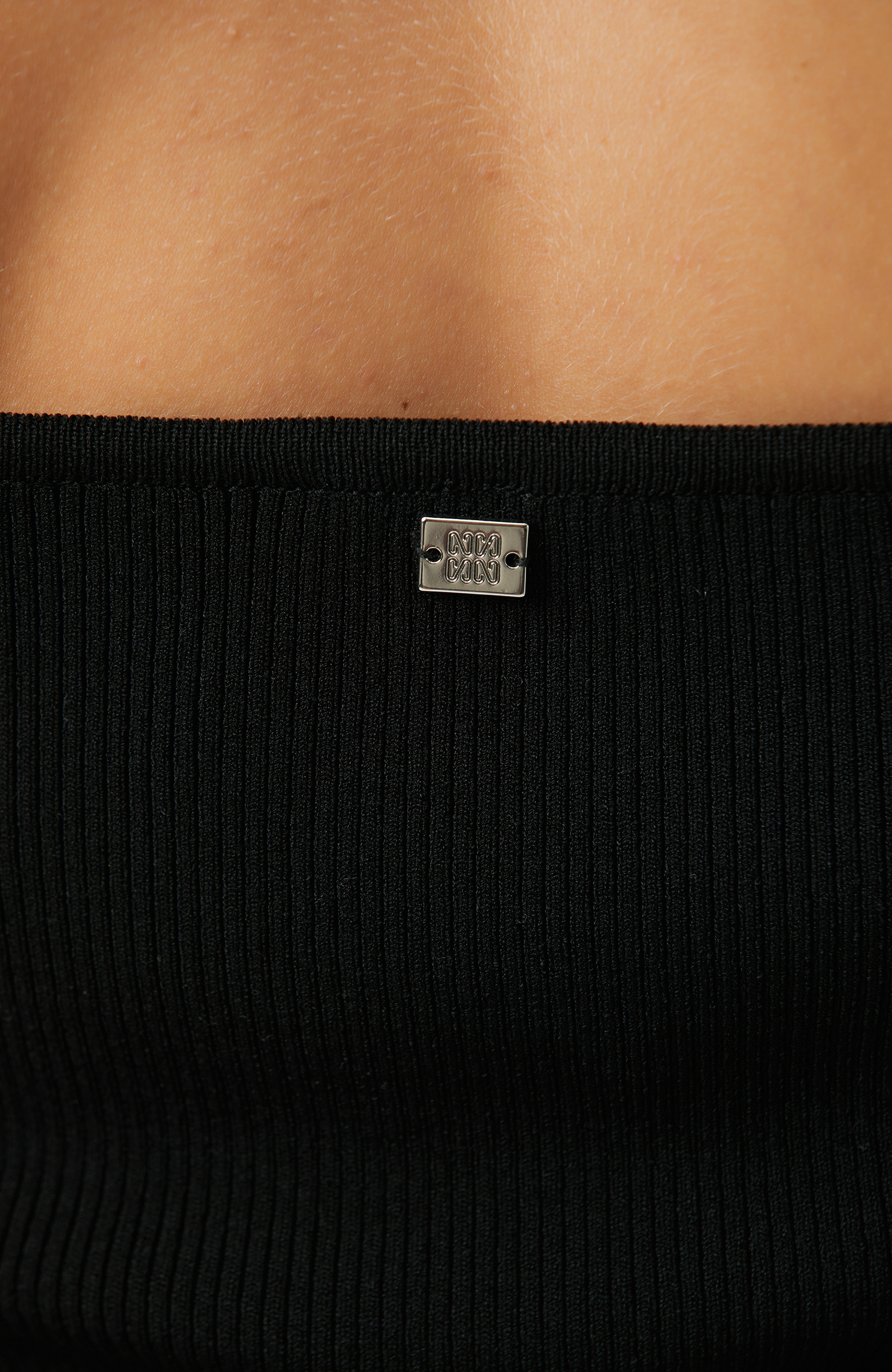 Black Knit Tank Top