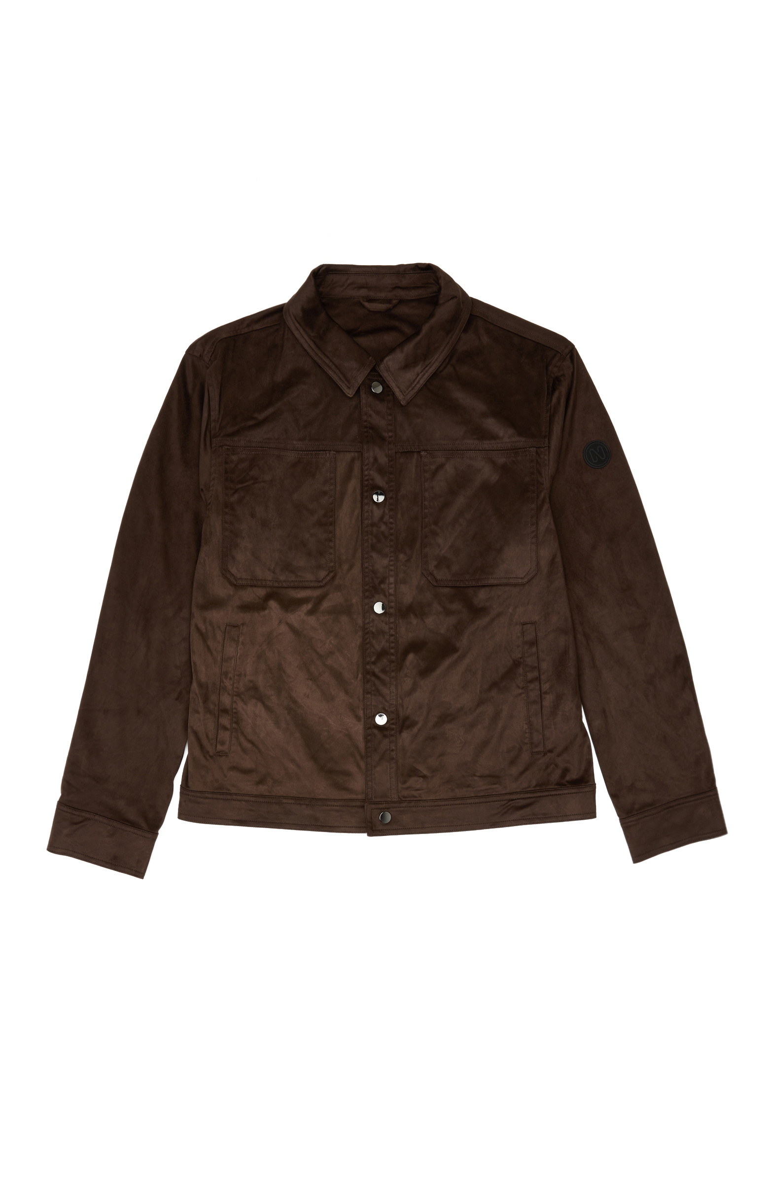 Acı Kahve Slim Fit Yan Cep Detaylı Dış Gömlek