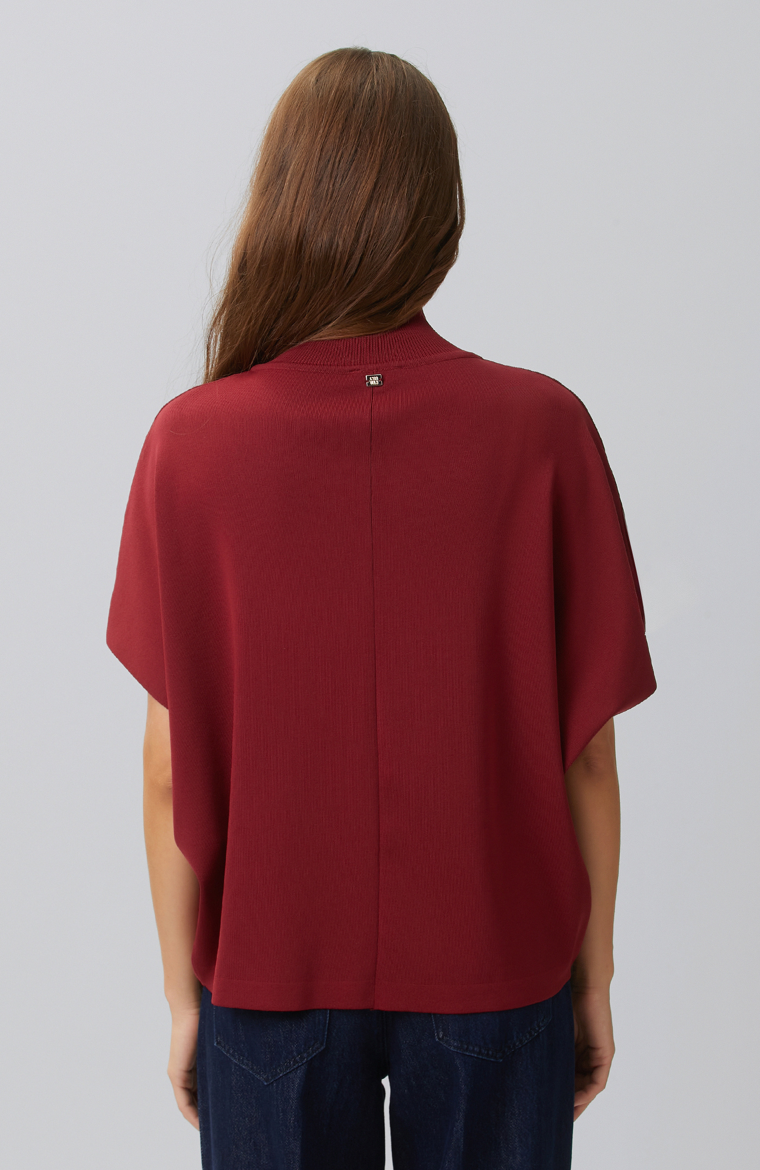 Bordo Bol Form Triko Kazak