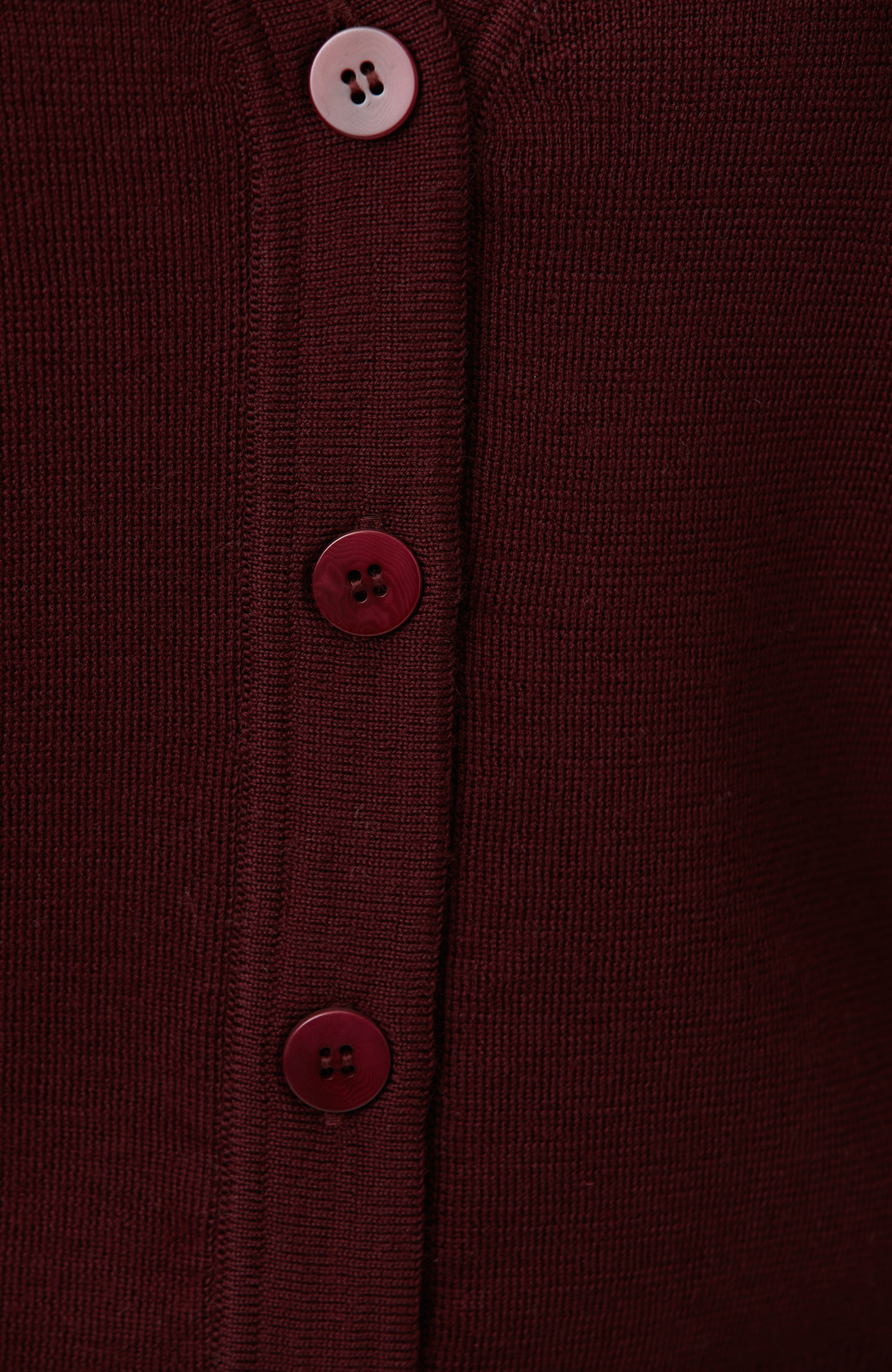Bordo Yün Hırka