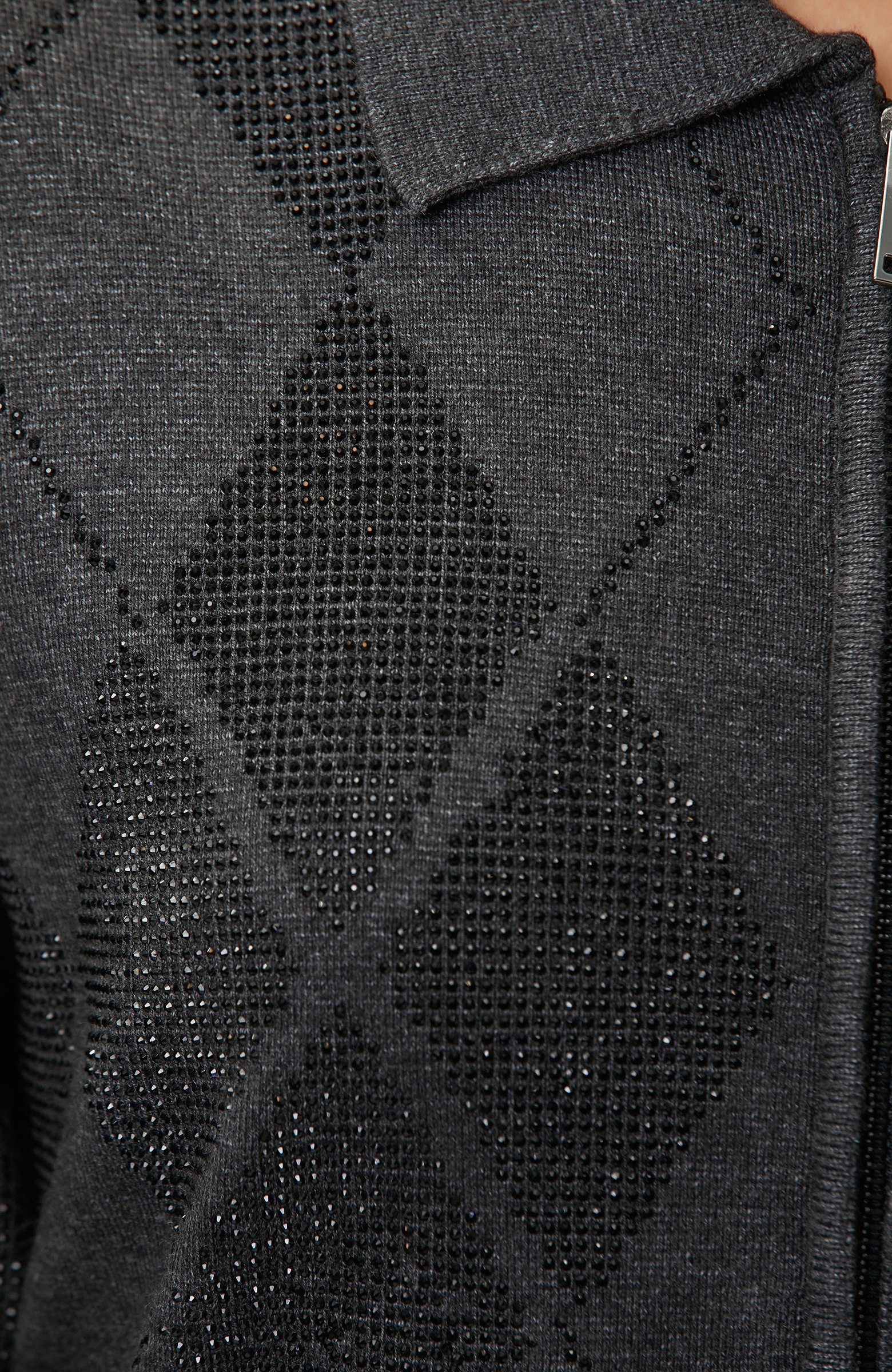 Anthracite Knitwear Jacket