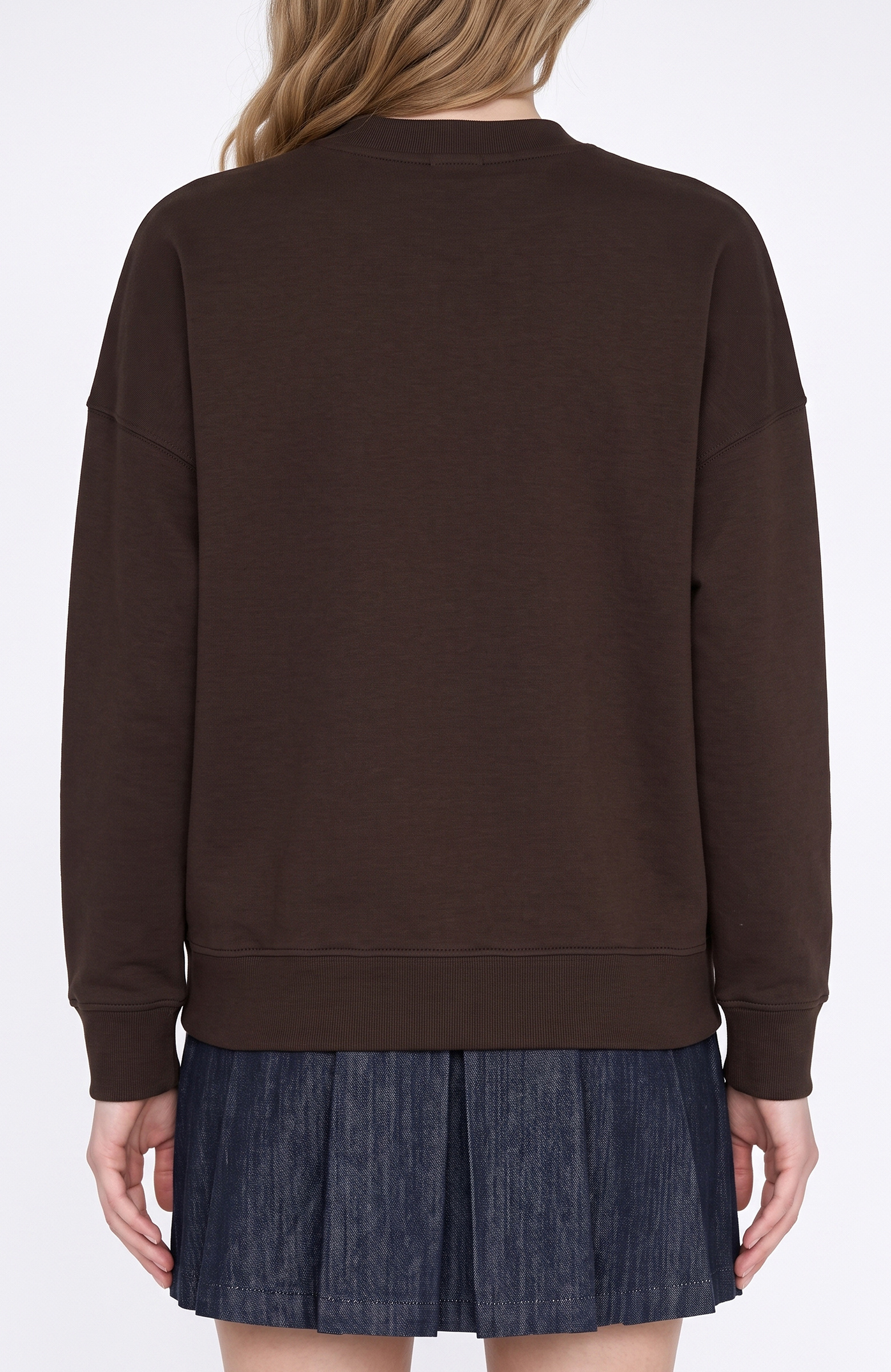 N-Tech Acı Kahve Kaplan Figürlü Sweatshirt