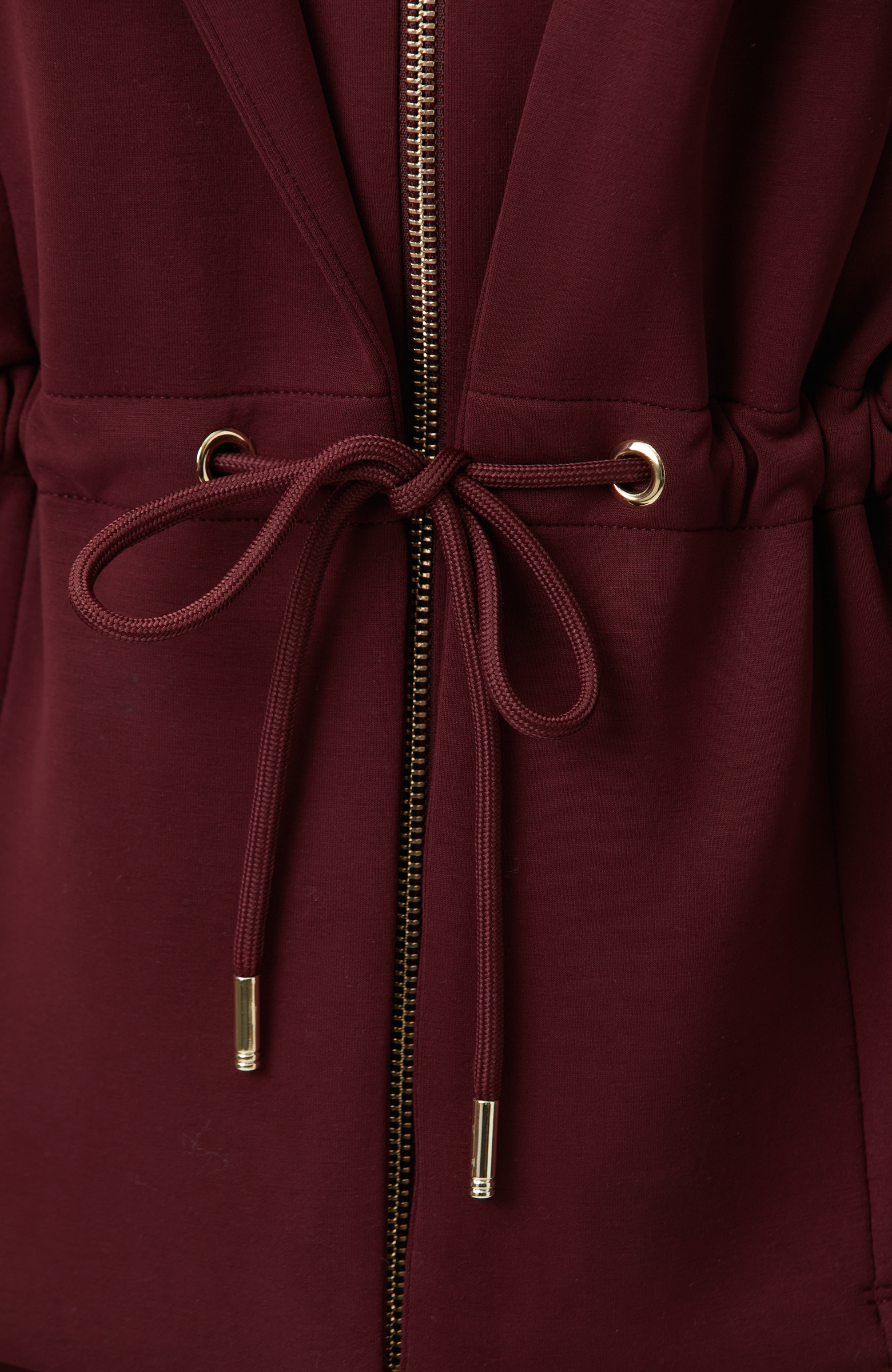 Bordo Modal Karışımlı Sweatshirt
