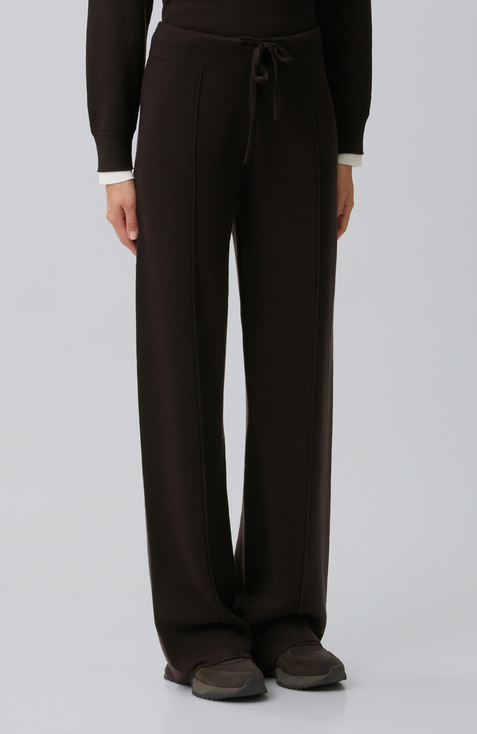 Bitter Brown Knitwear Sweatpants