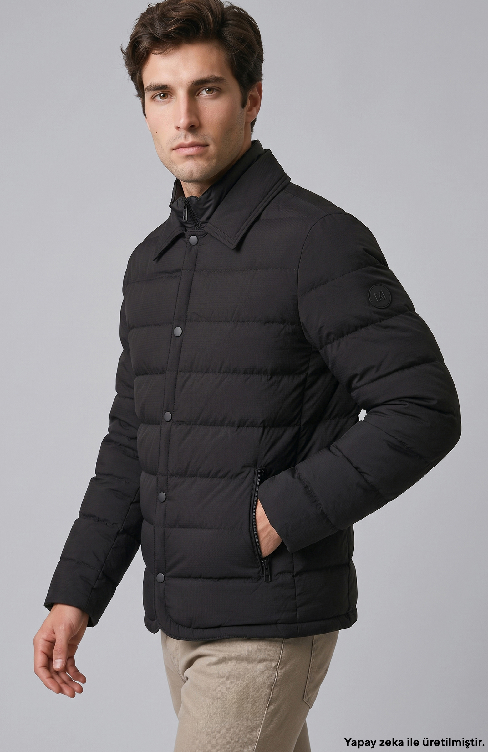 Siyah Coat Ceket