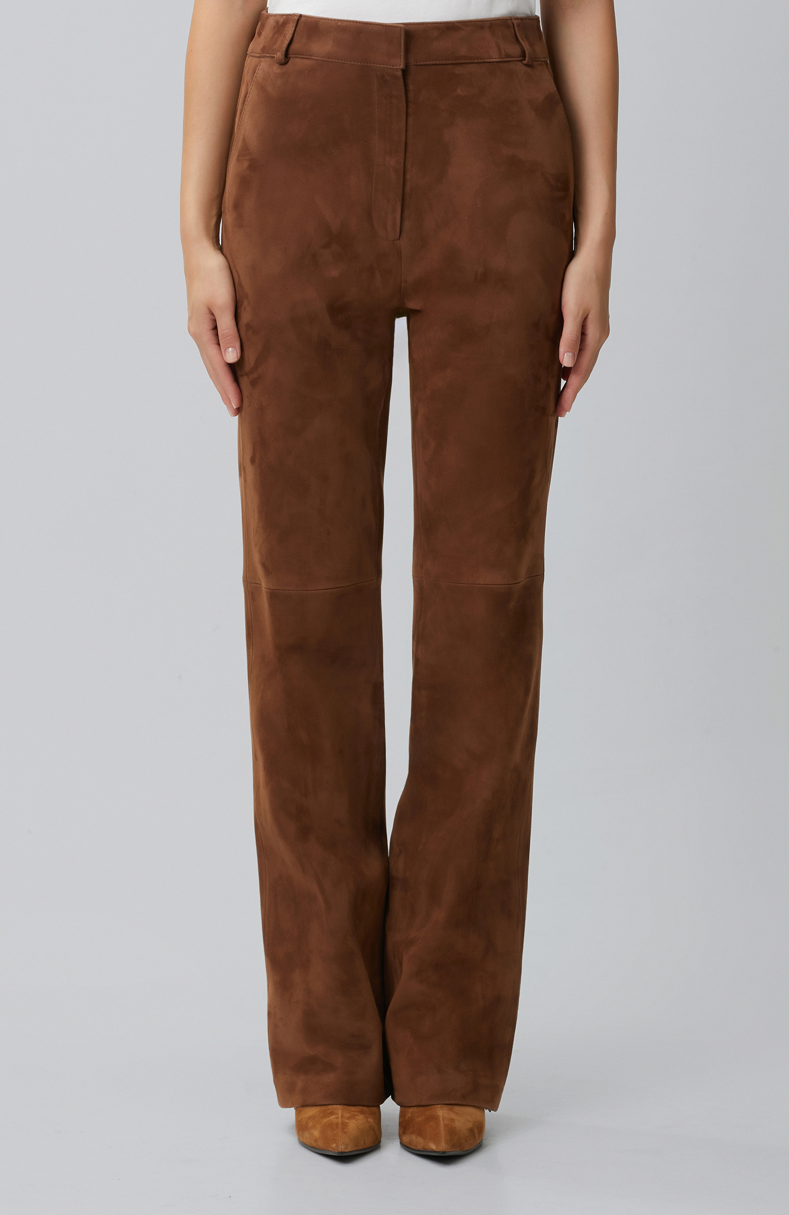 Camel Süet Pantolon