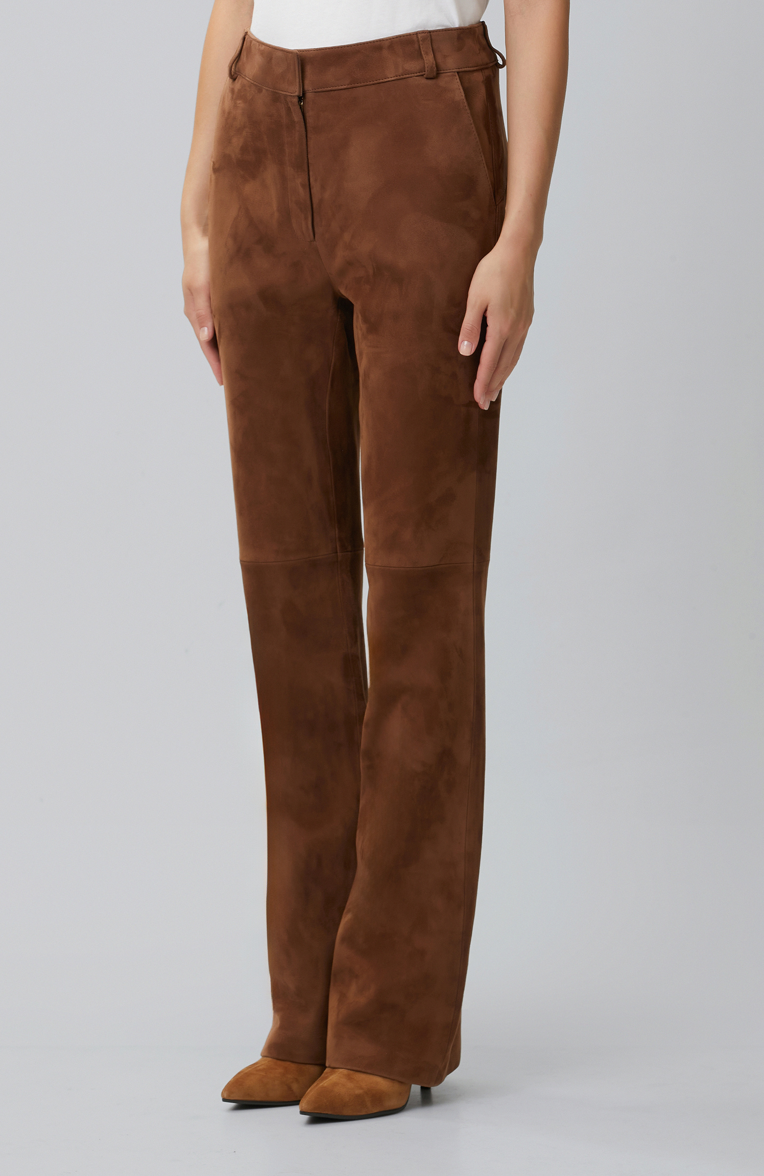 Camel Süet Pantolon