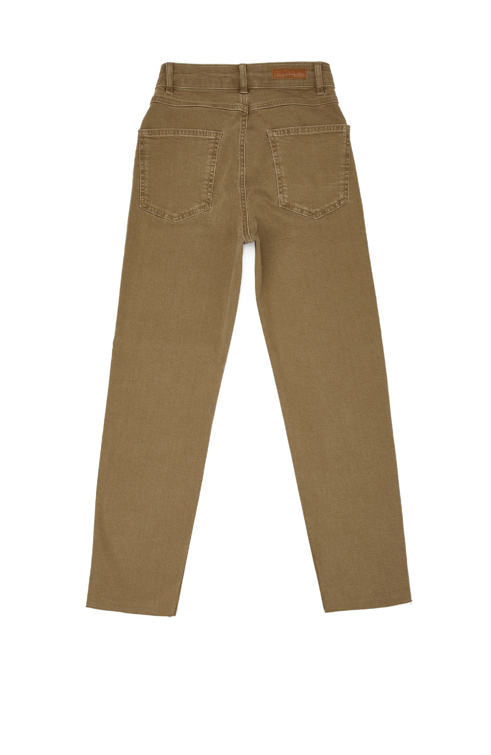 Bej Denim Pantolon