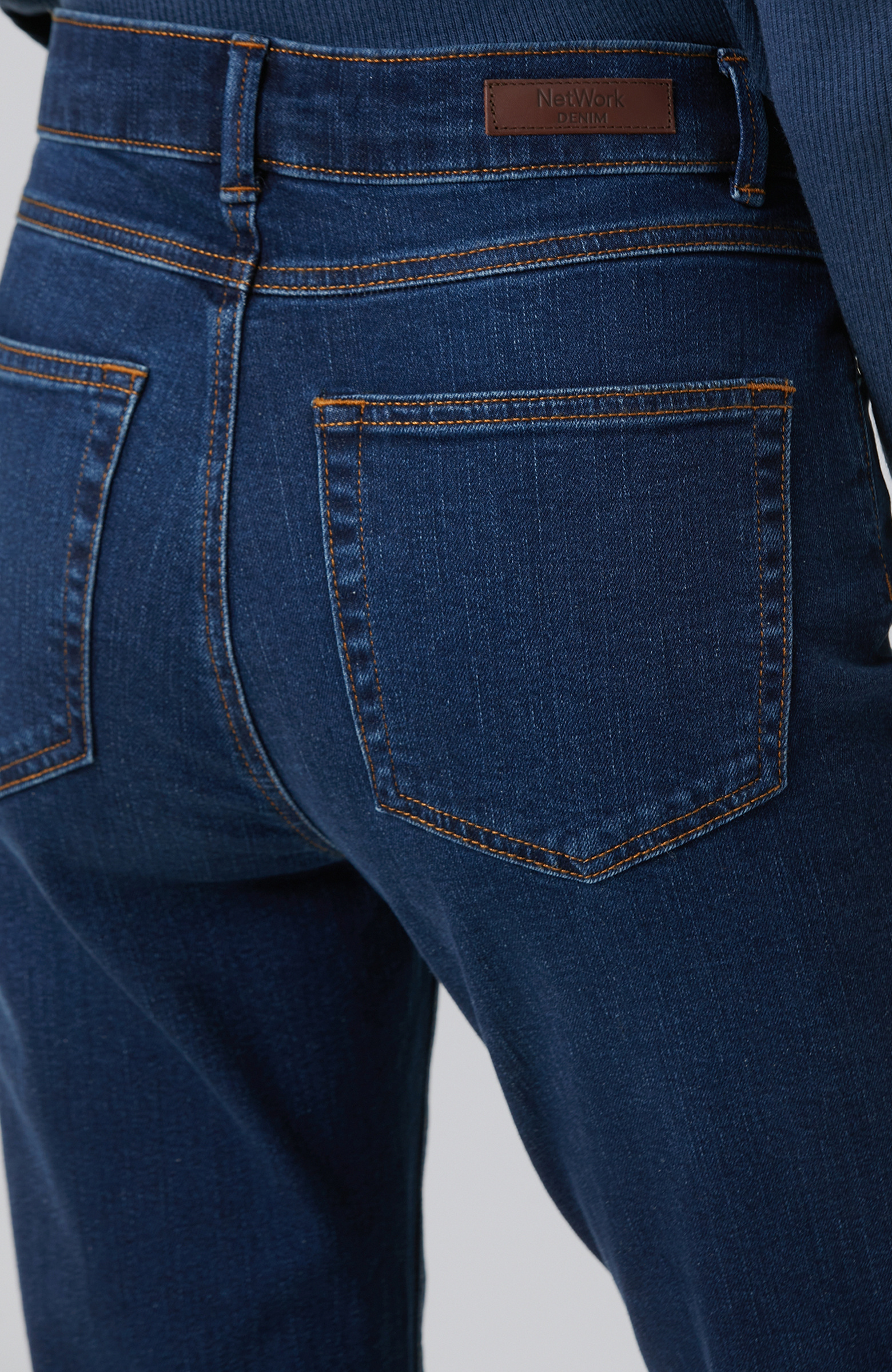İndigo Slim Fit Denim Pantolon