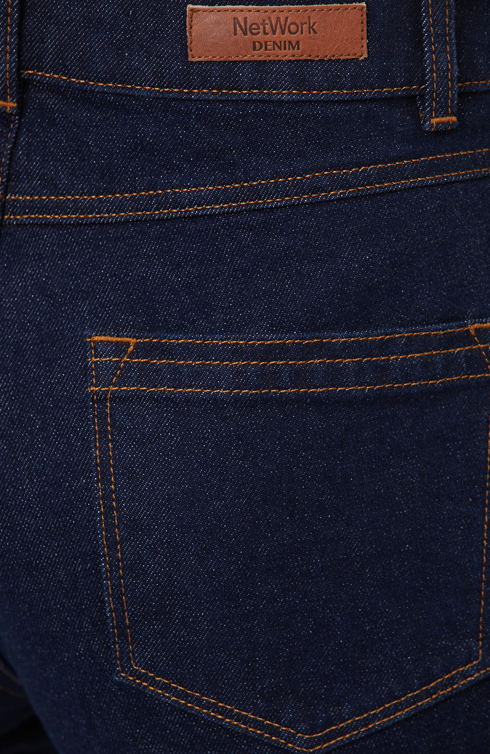 Indigo Mom Fit Denim Pantolon
