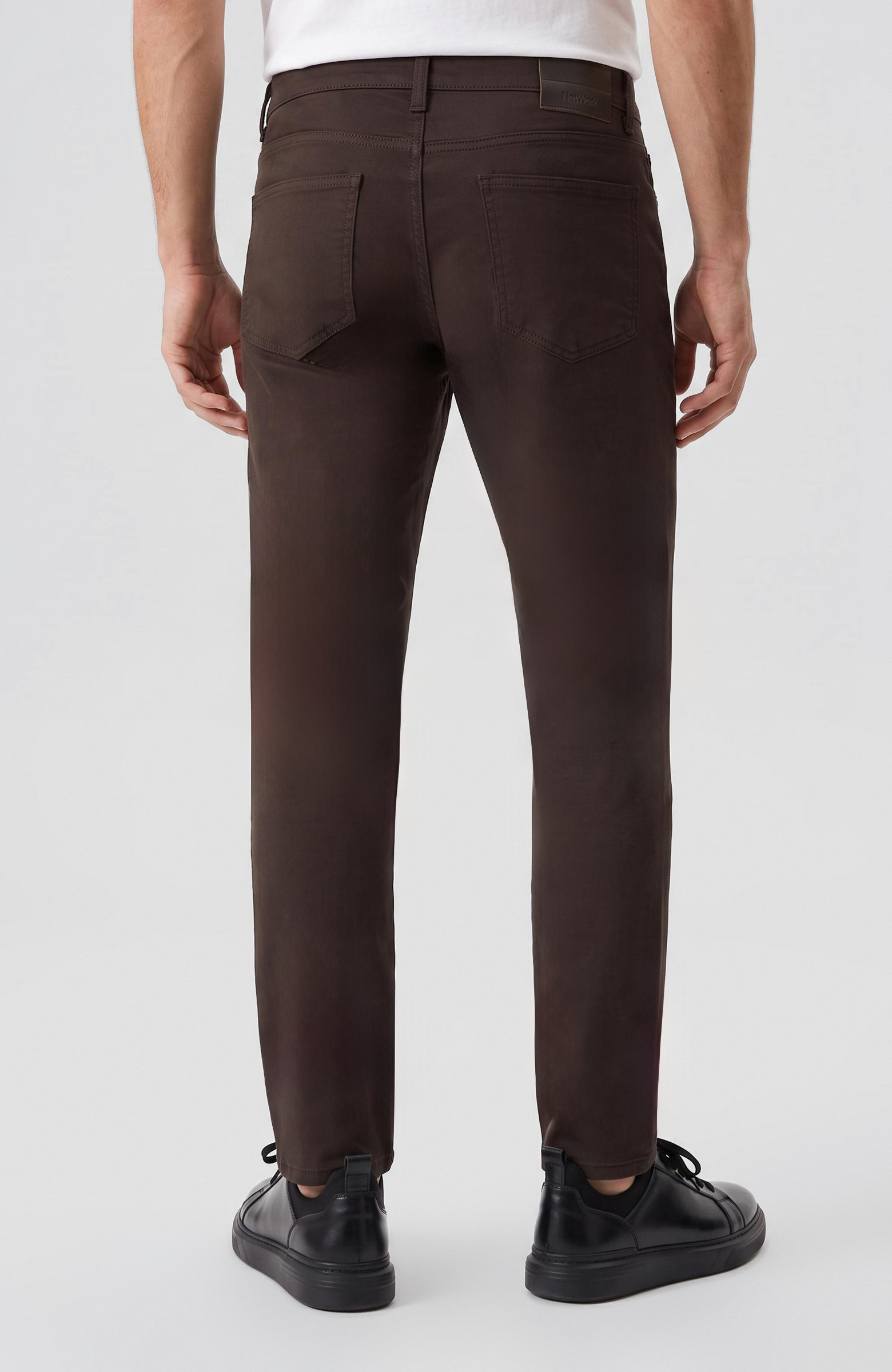 Acı Kahve Armür Desen Casual Pantolon