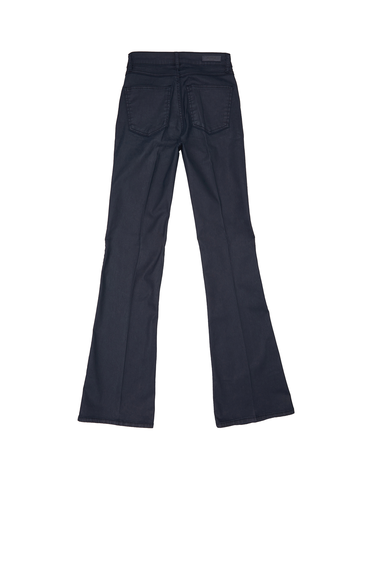 Koyu Lacivert Kaplamalı Flare Kalıp Denim Pantolon