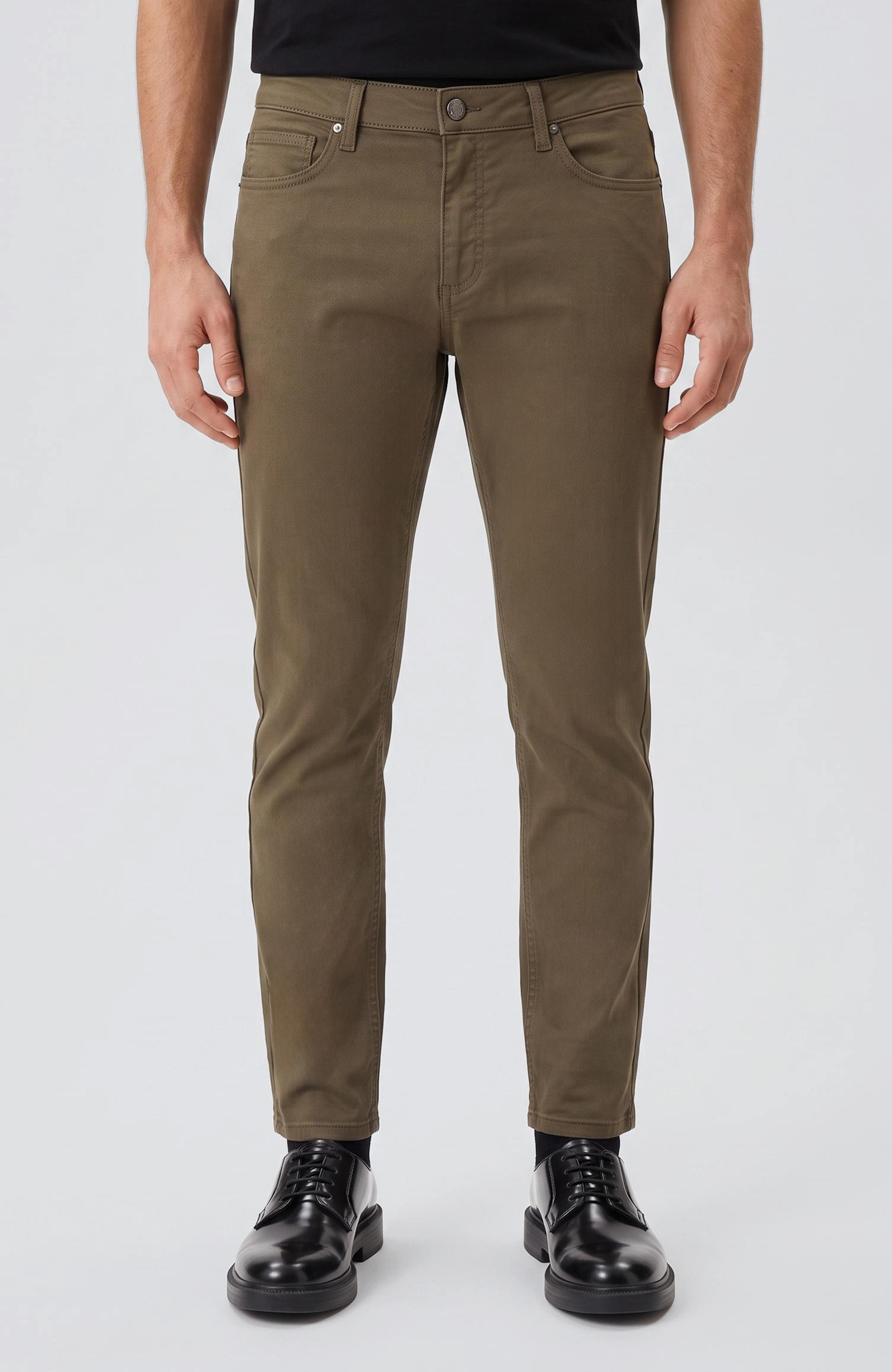 Koyu Haki Armür Desen Casual Pantolon