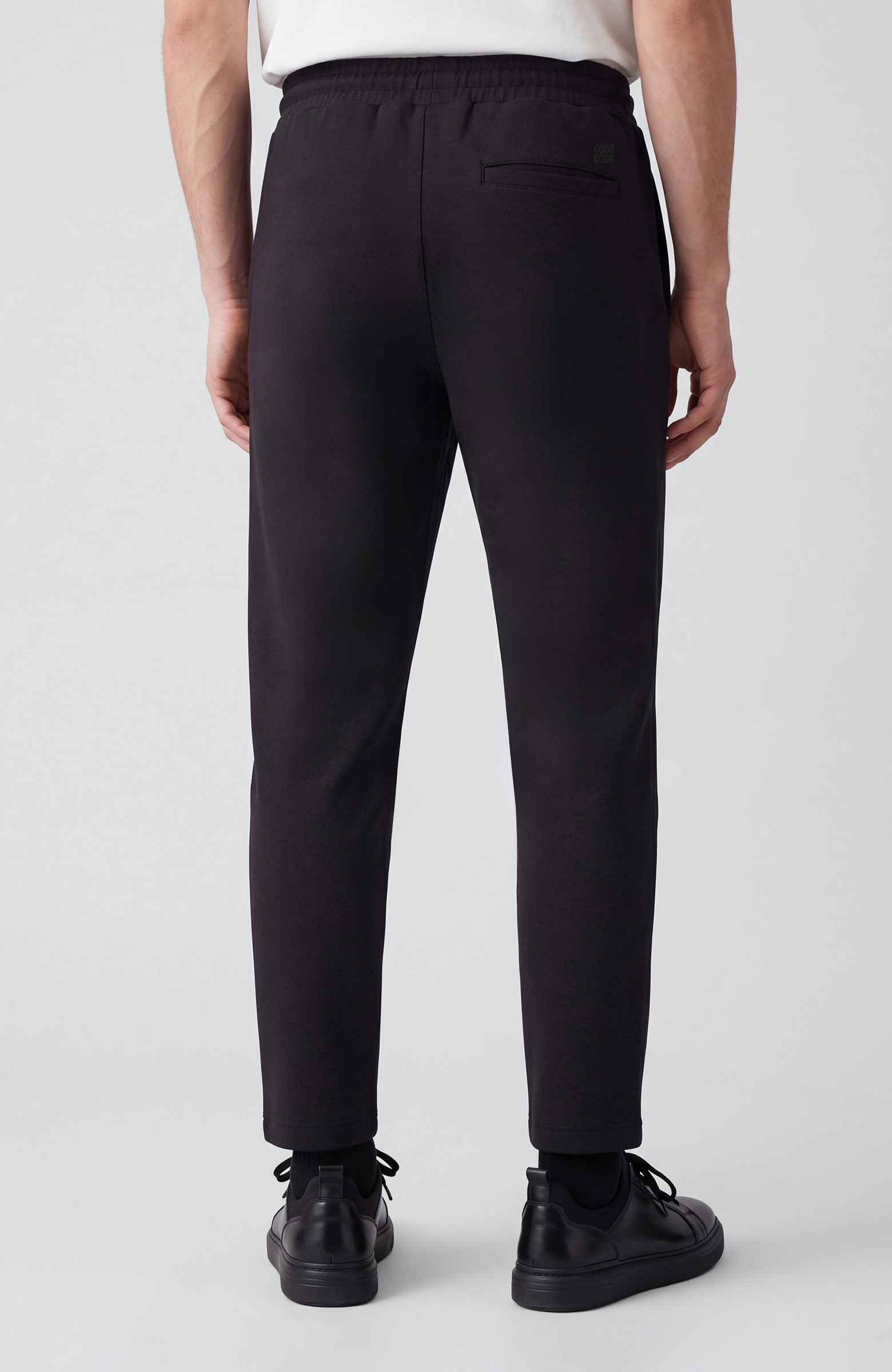 Slim Fit Siyah Yandan Cepli Cupra Eşofman Altı