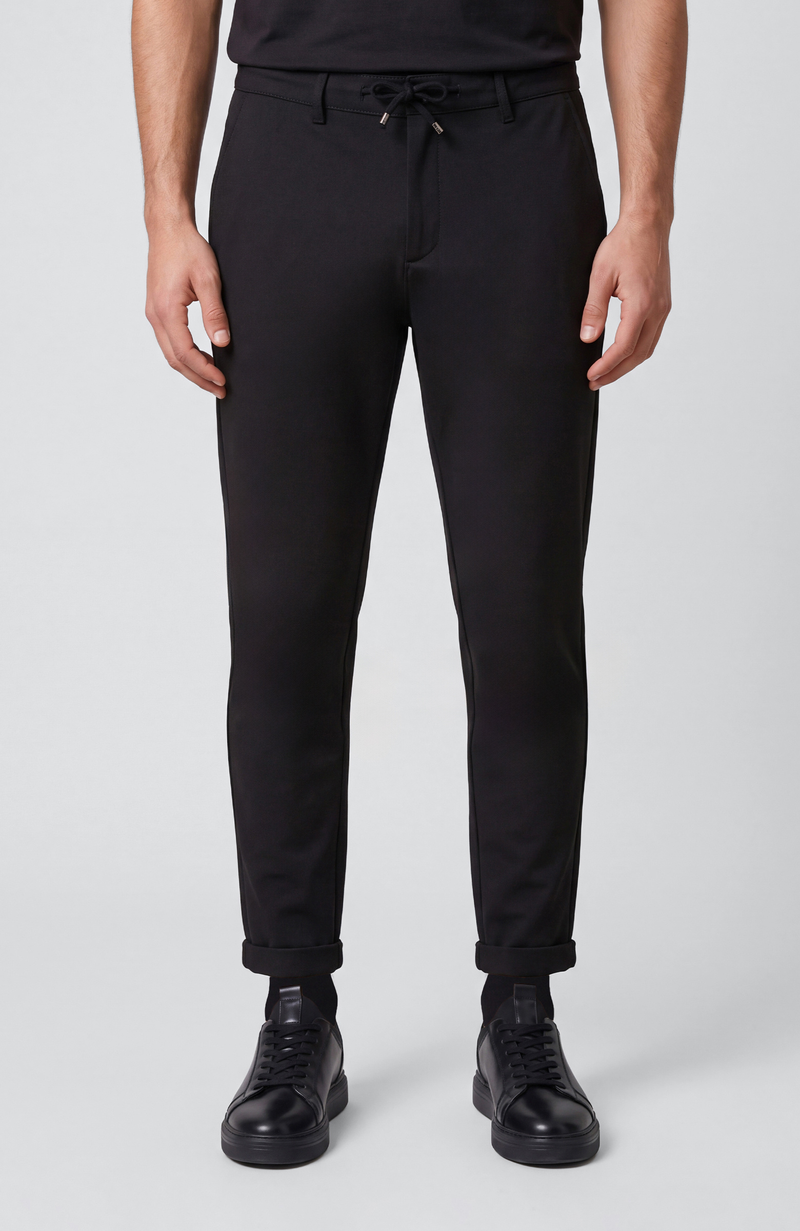 Siyah Jogger Örme Pantolon