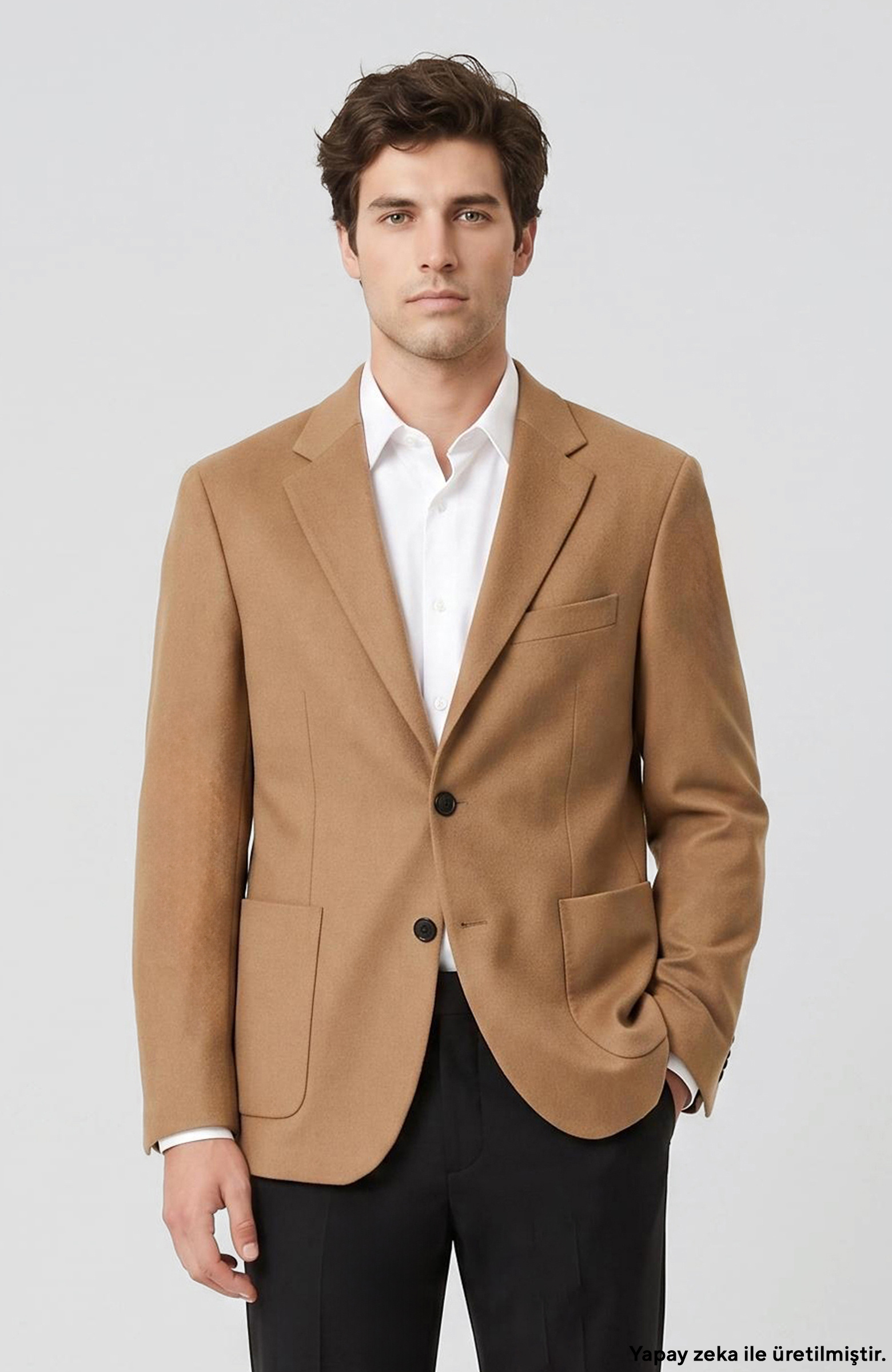 Limited Camel Kaşmir Ceket
