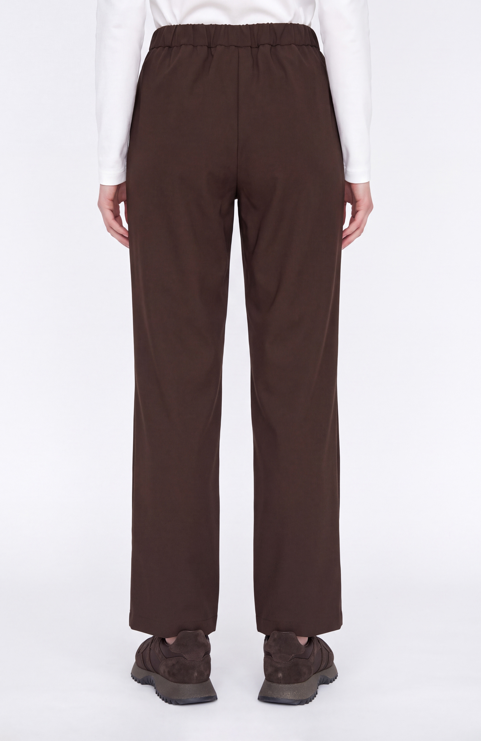 N-Tech Belt Detailed Straight Fit Trousers