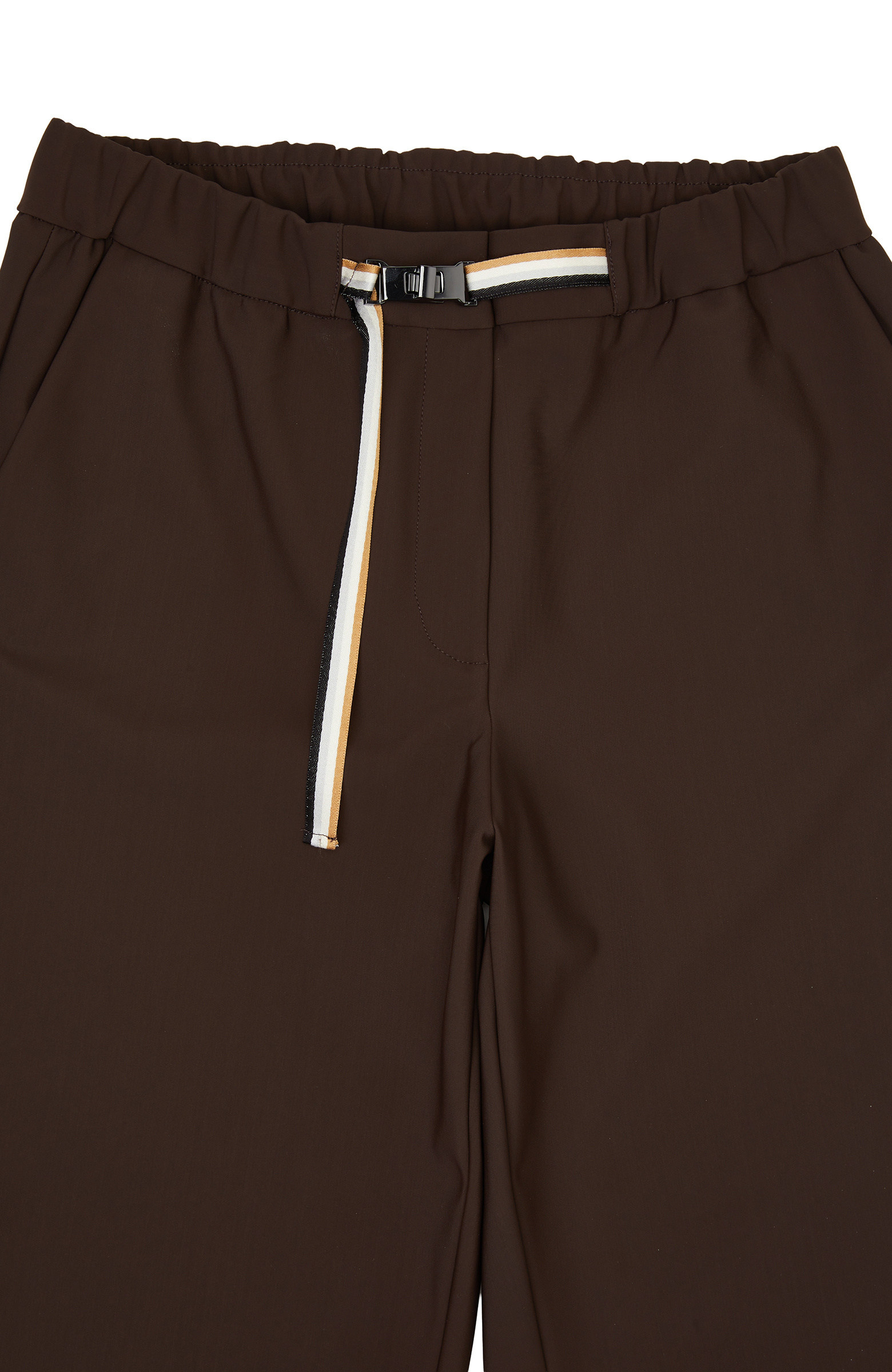 N-Tech Belt Detailed Straight Fit Trousers