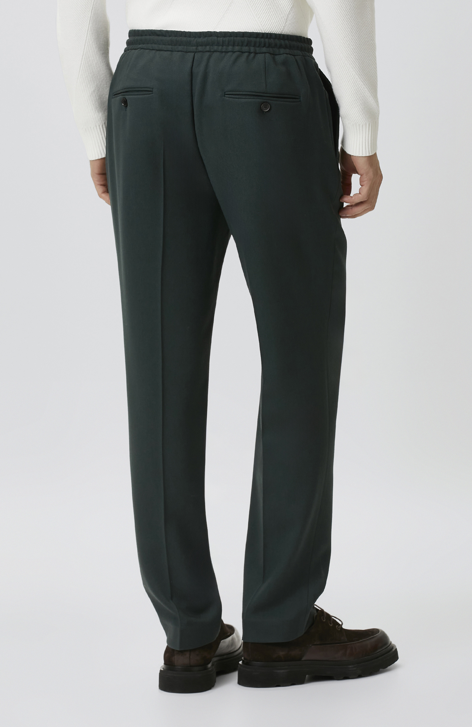 Jogger Fit Yeşil Modallı Pantolon