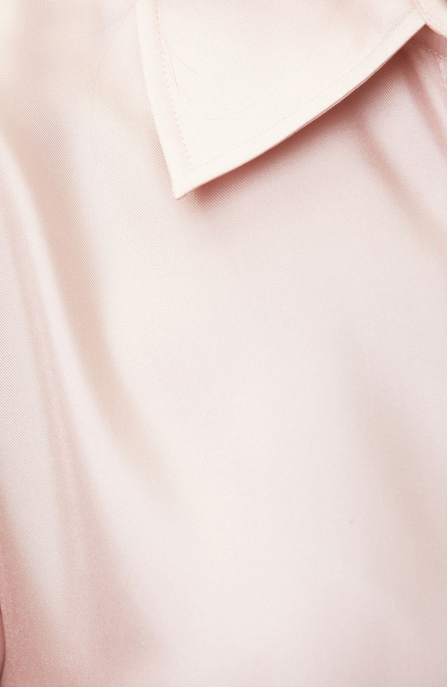 Limited Pembe İpek Twill Gömlek
