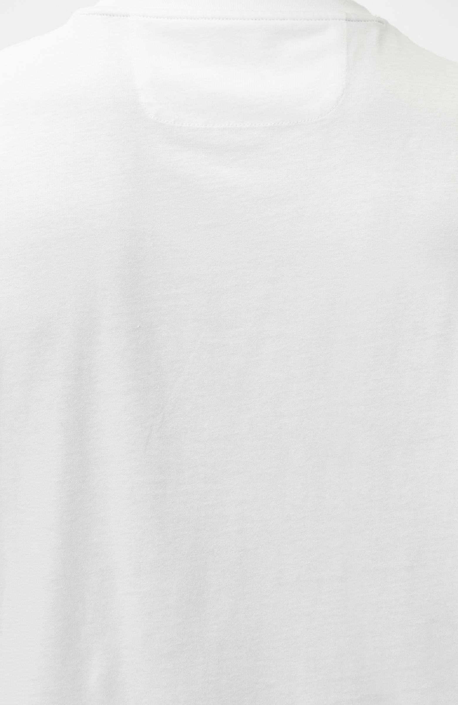 Beyaz Ebru Desenli T-shirt