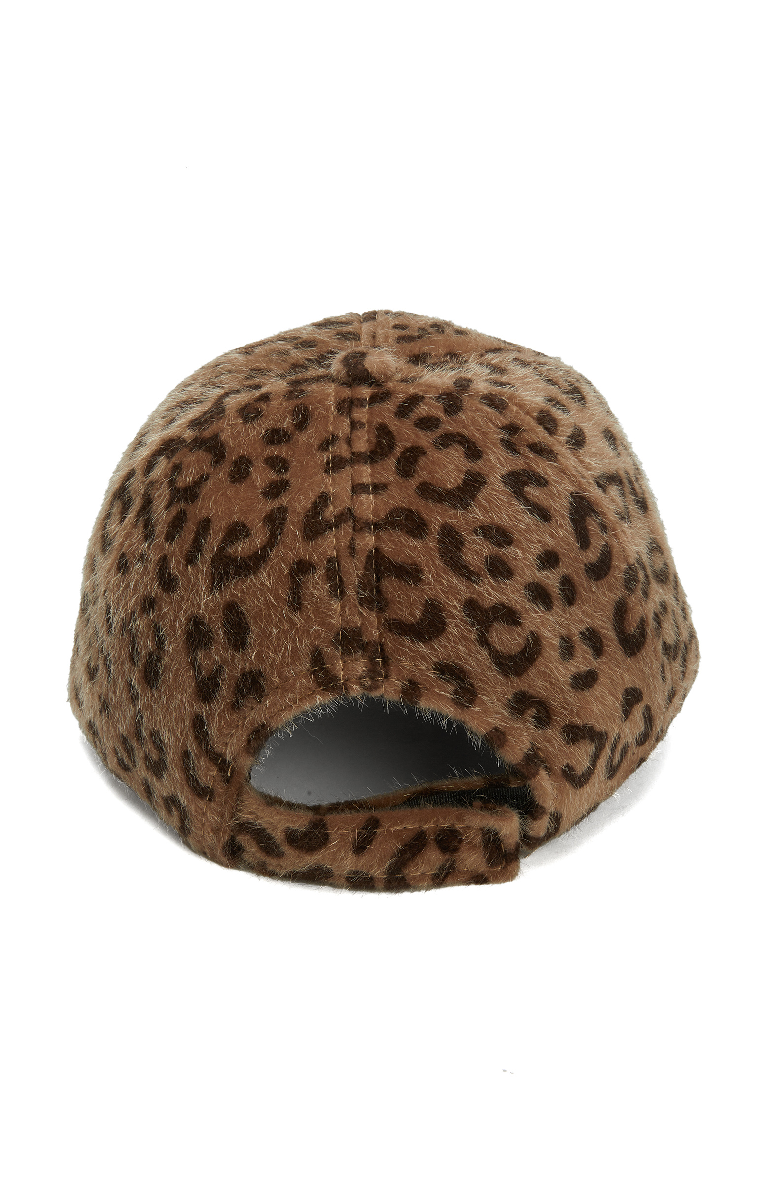 Leopar Desenli Kadın Cap Şapka