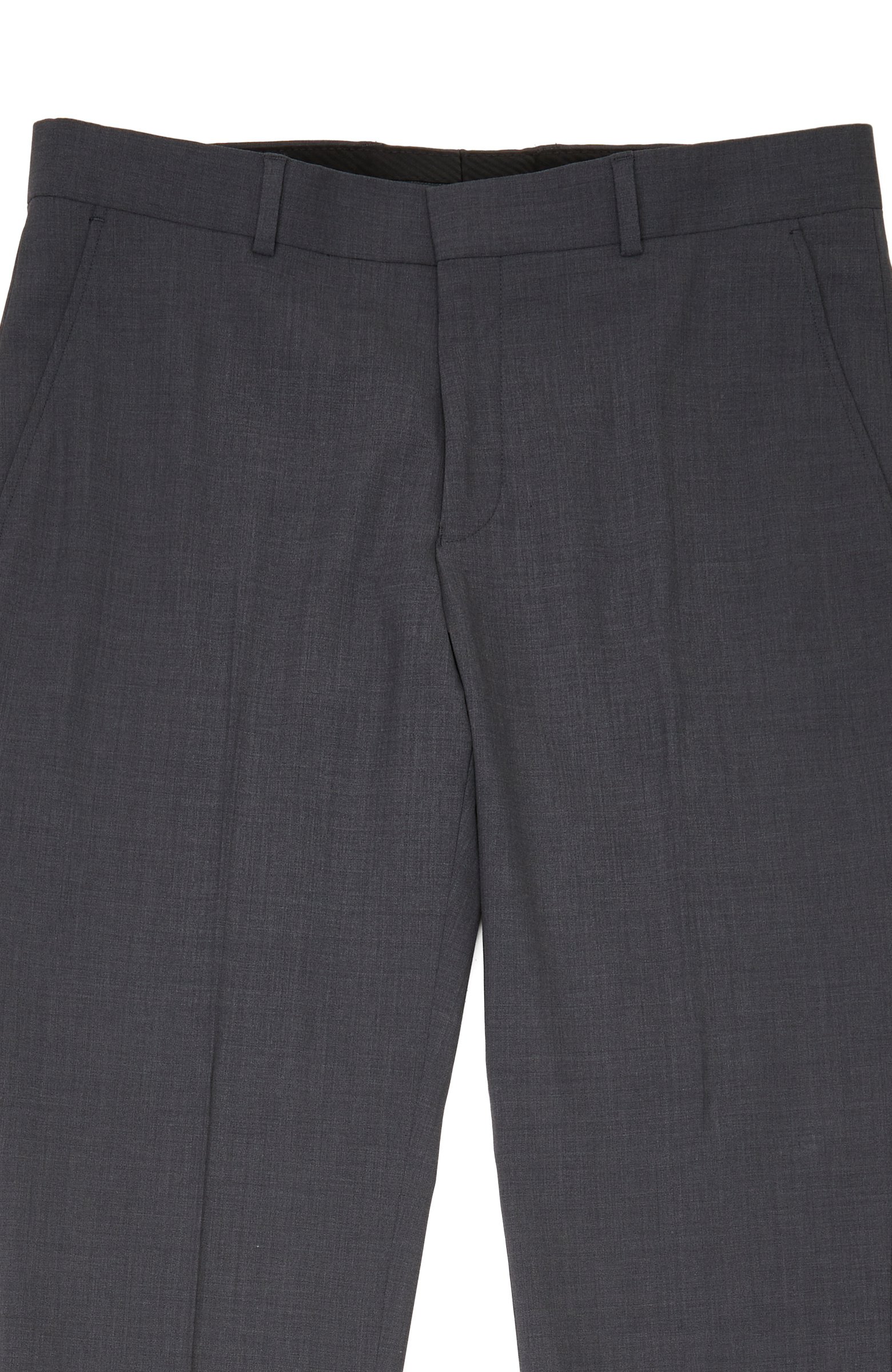 Gri Slim Fit Yün Mix Takım Elbise