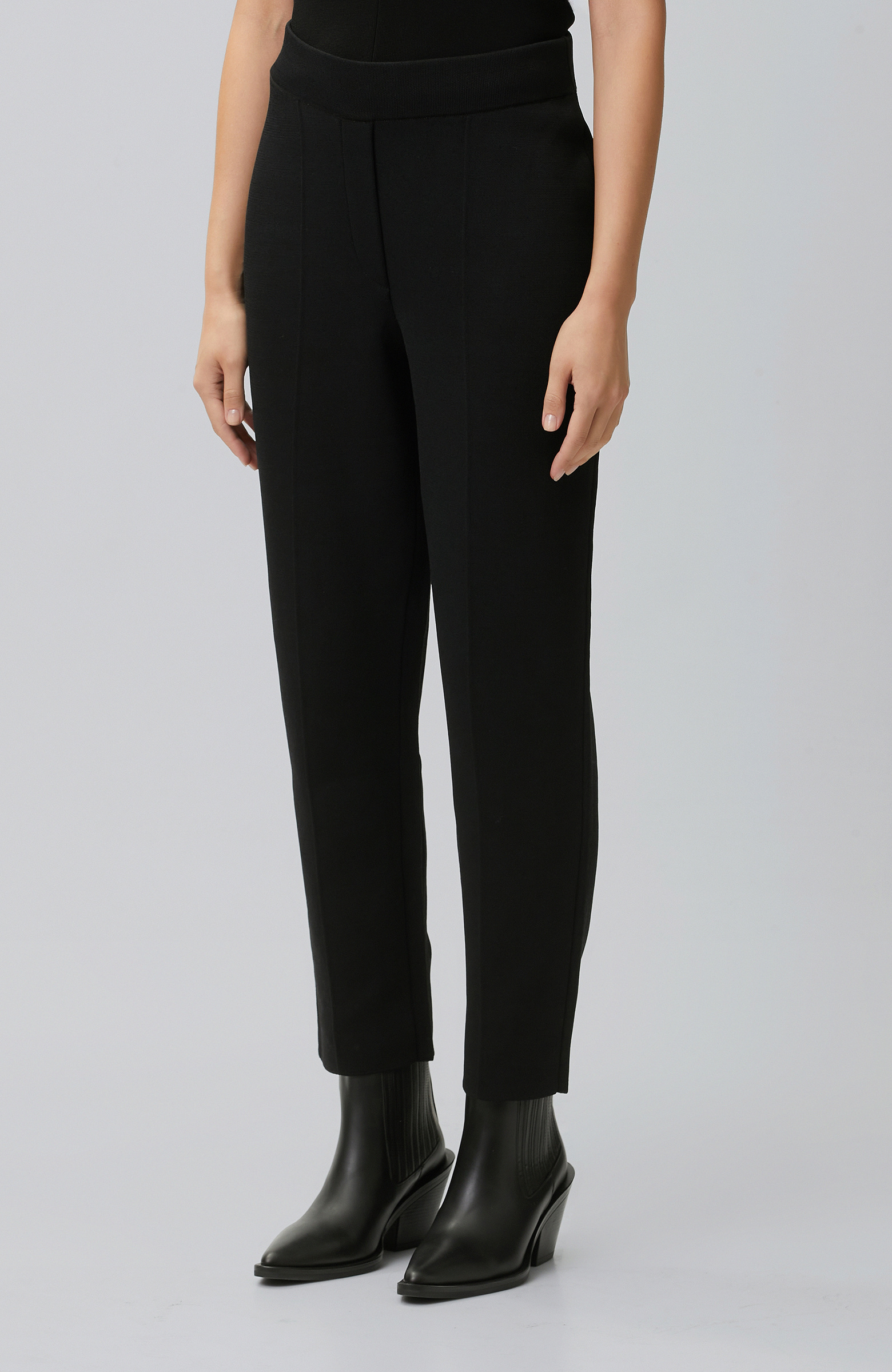 Black Knitwear Trousers