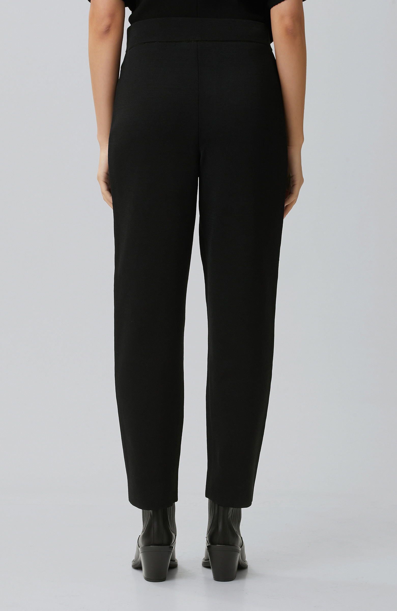Black Knitwear Trousers
