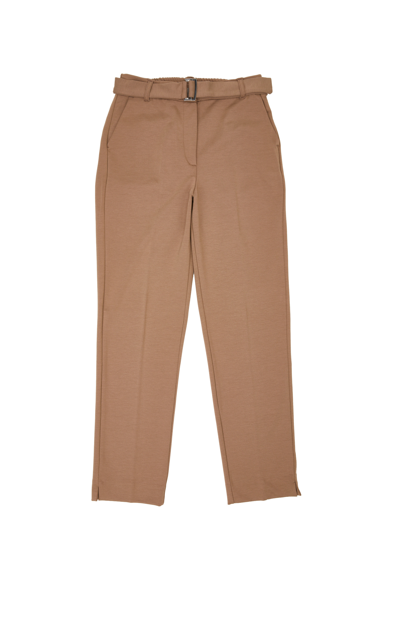 Vizon Kemer Detaylı Örme Casual Pantolon