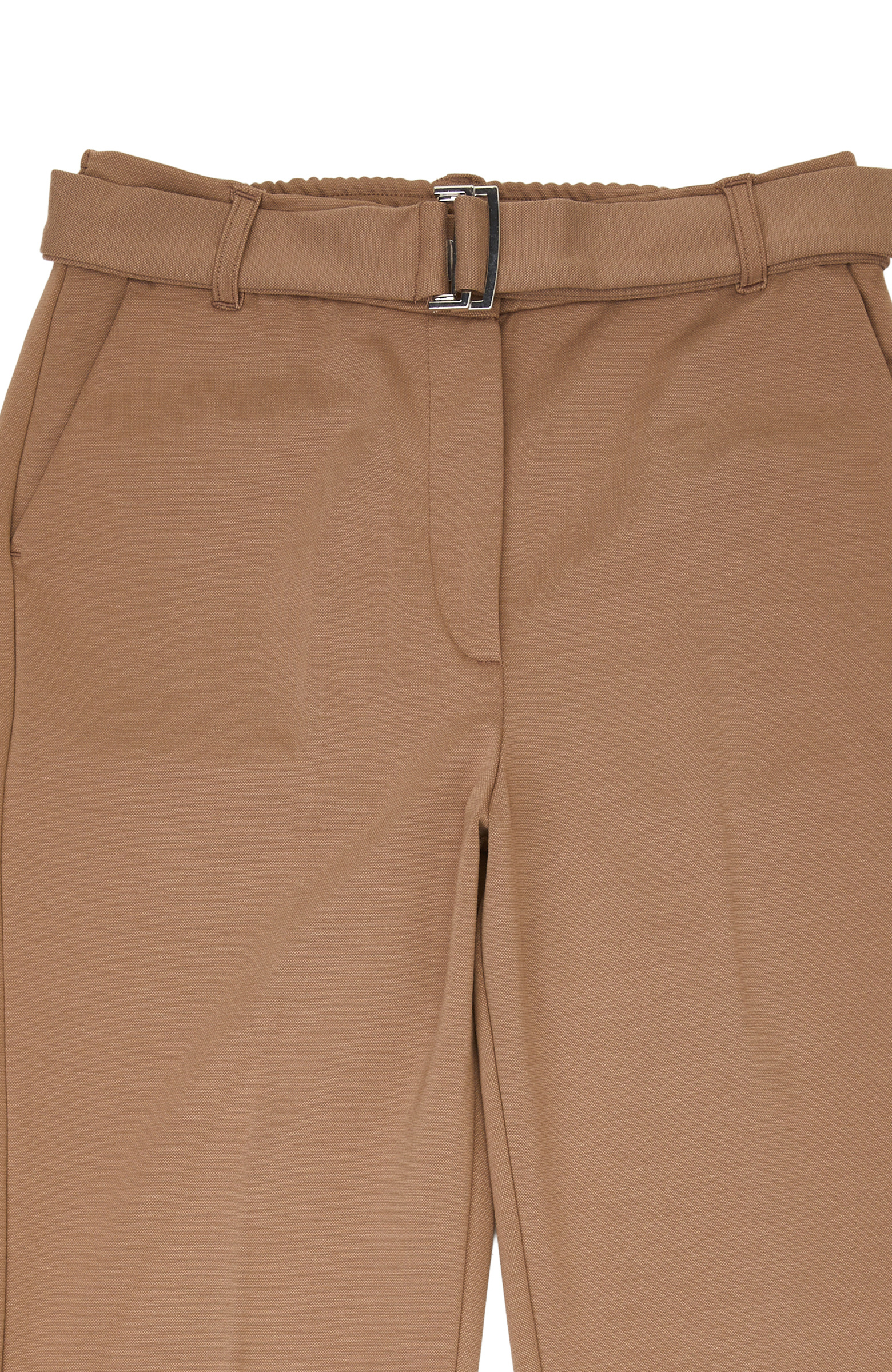 Vizon Kemer Detaylı Örme Casual Pantolon