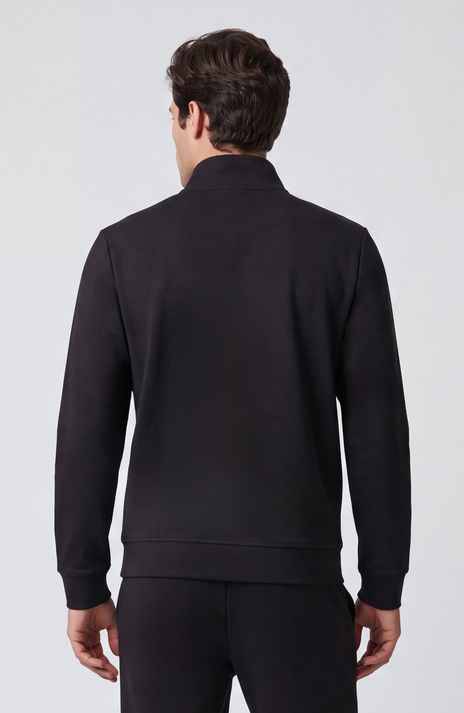 Siyah Kaşkorseli Sweatshirt