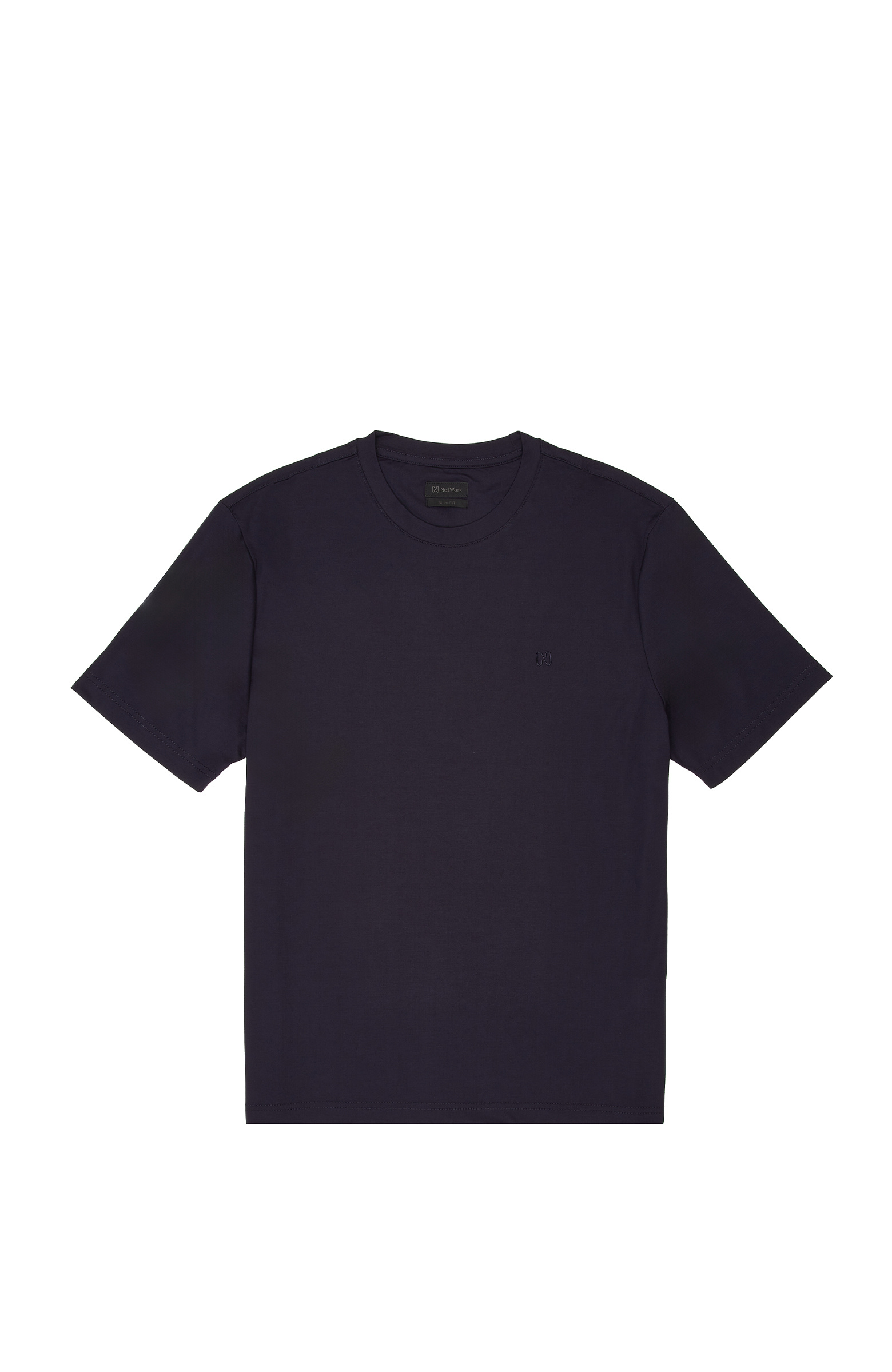 Lacivert Basic Bisiklet Yaka Kısa Kol T-shirt