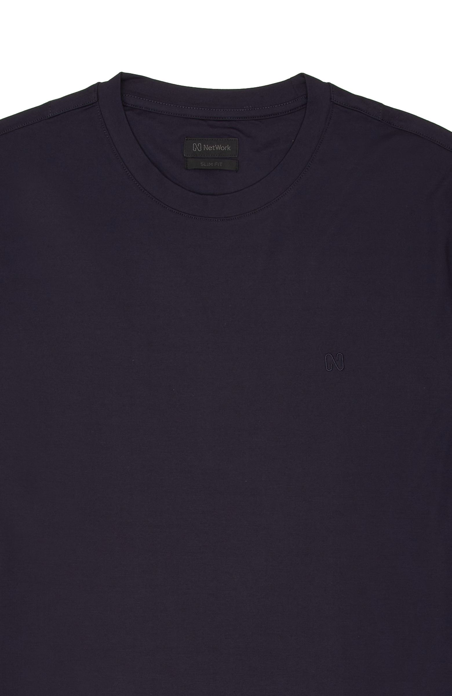 Lacivert Basic Bisiklet Yaka Kısa Kol T-shirt