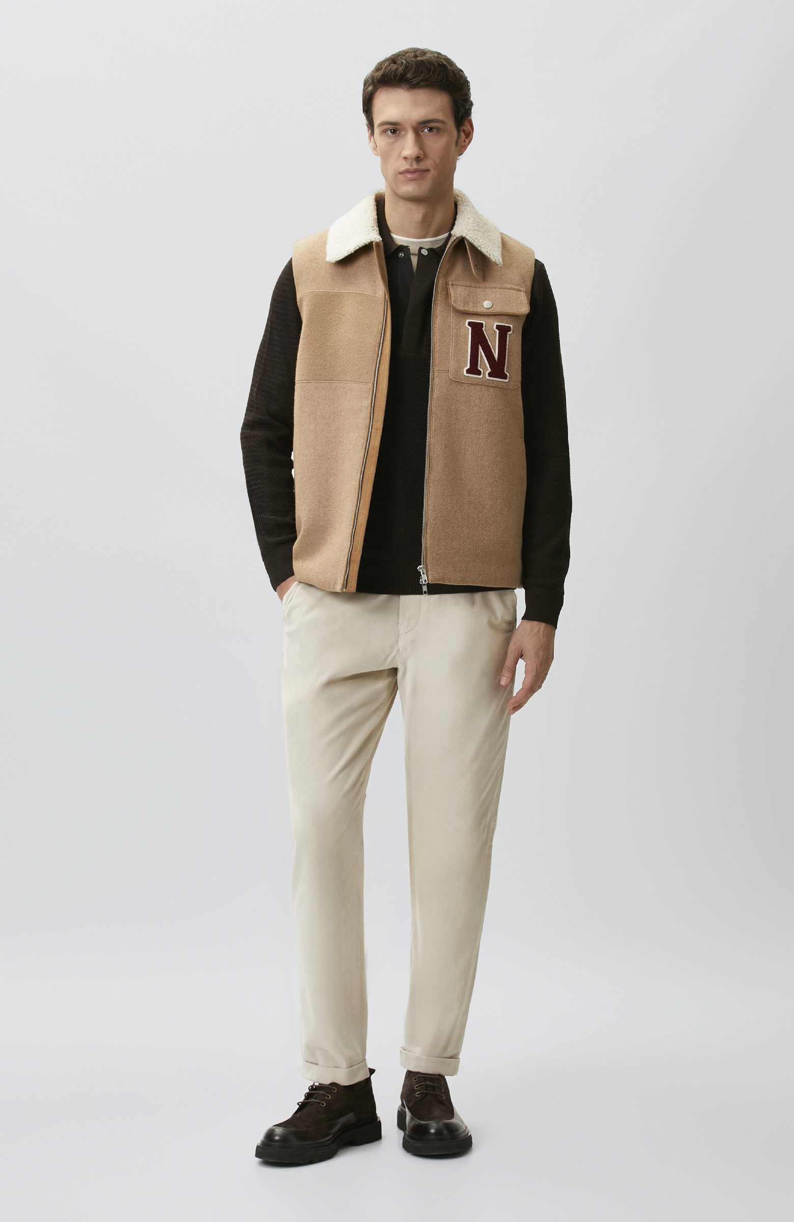 Taş Fitilli Kadife Casual Pantolon