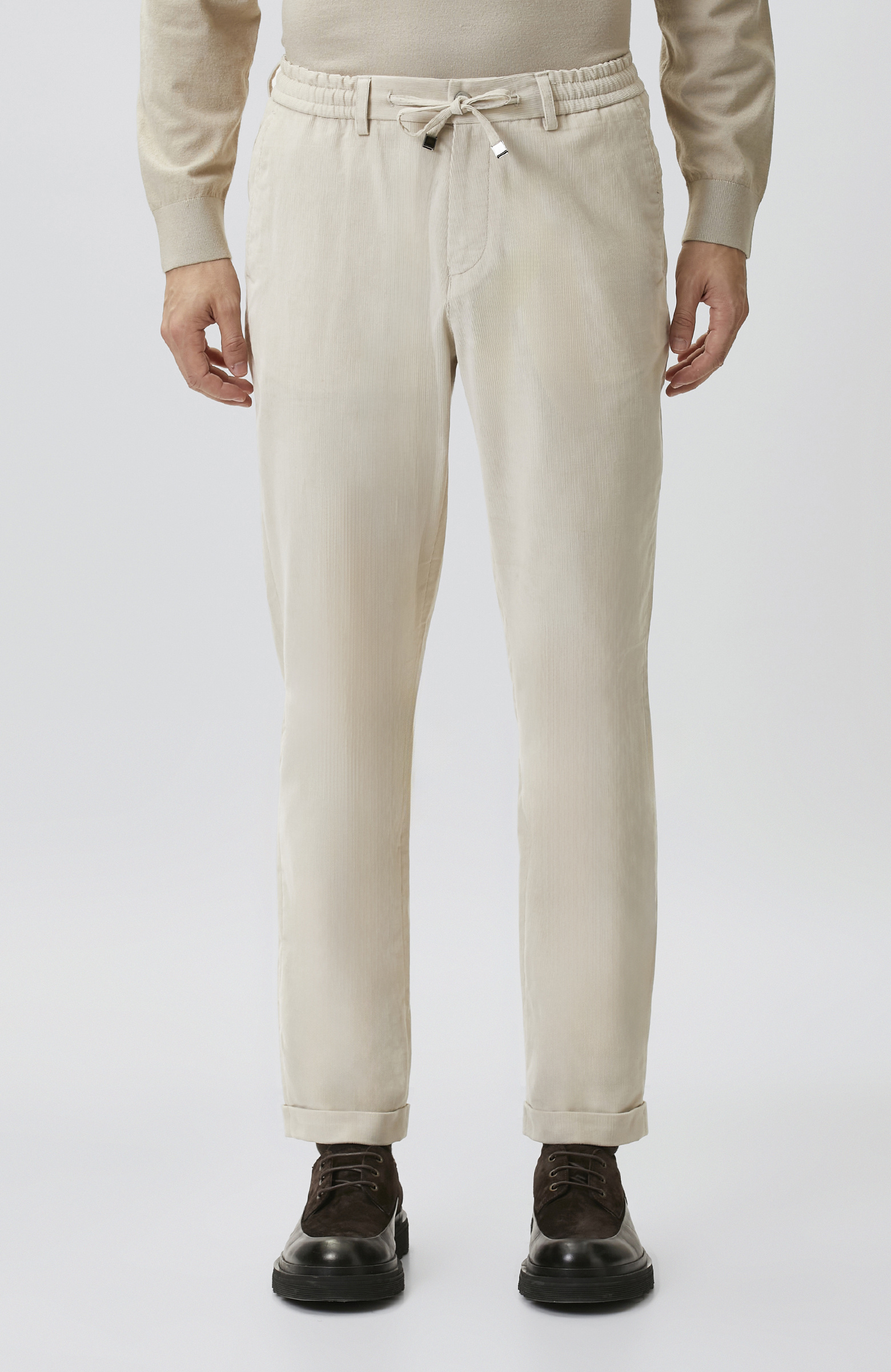 Taş Fitilli Kadife Casual Pantolon