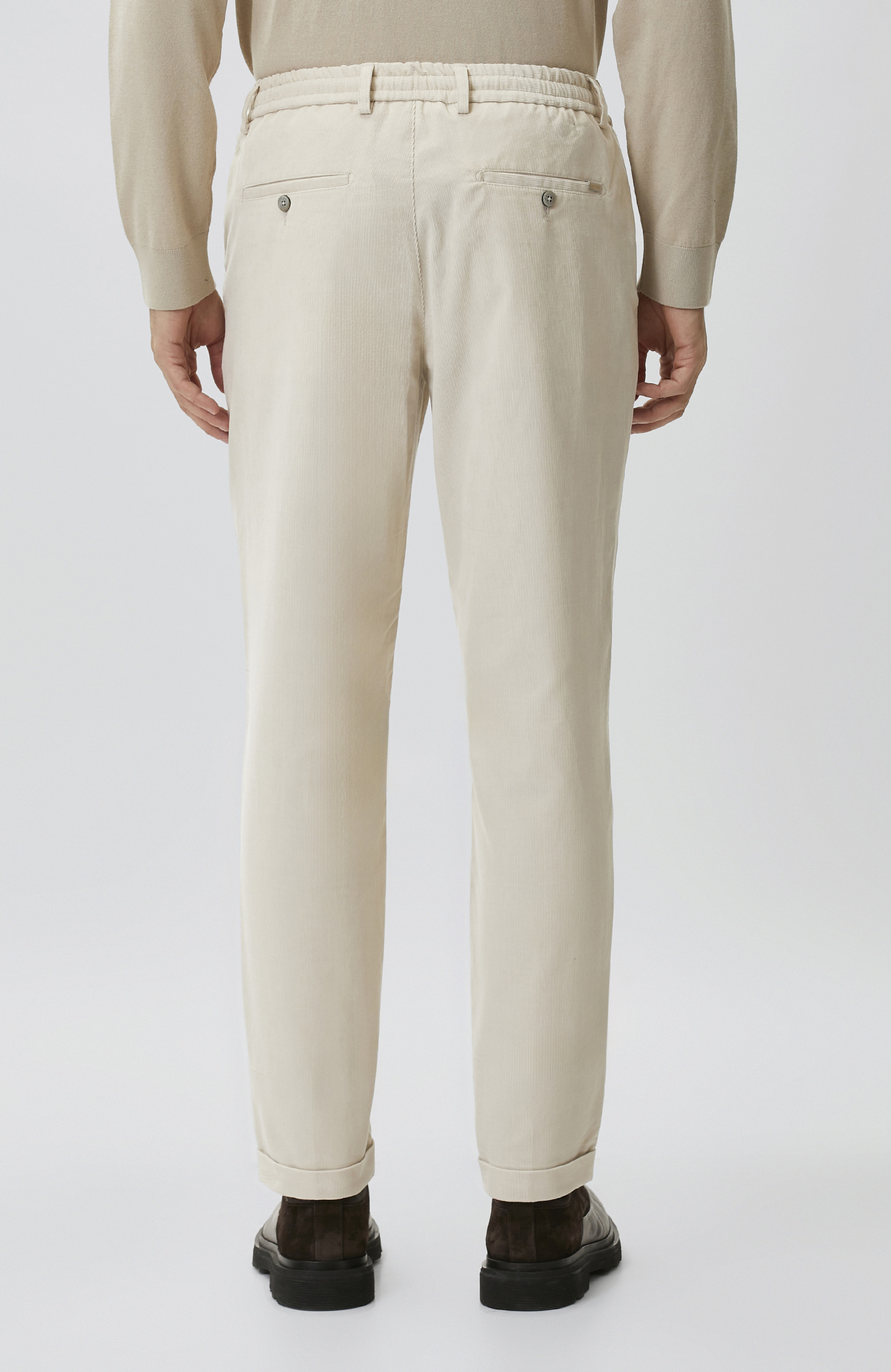 Taş Fitilli Kadife Casual Pantolon