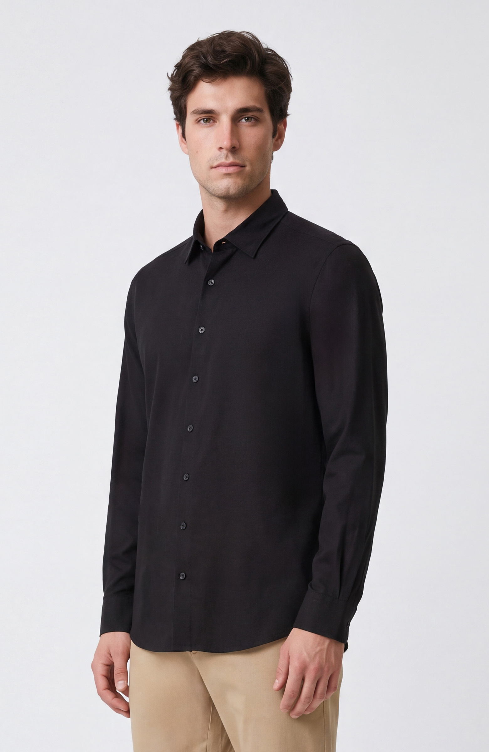 Siyah Slim Fit Gömlek