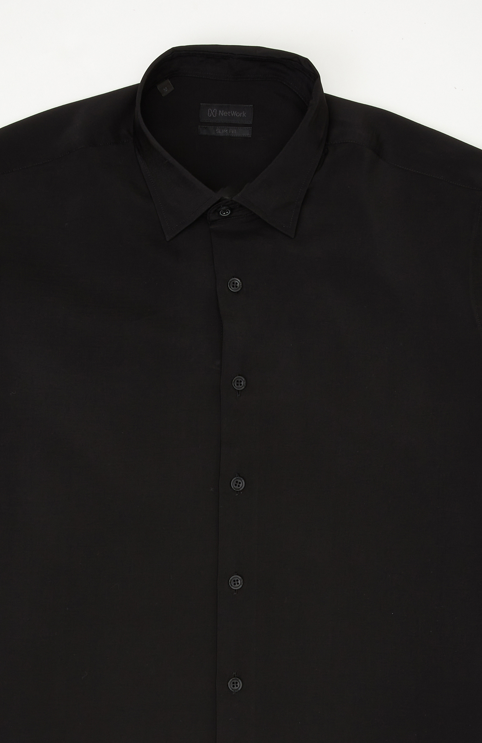 Siyah Slim Fit Gömlek